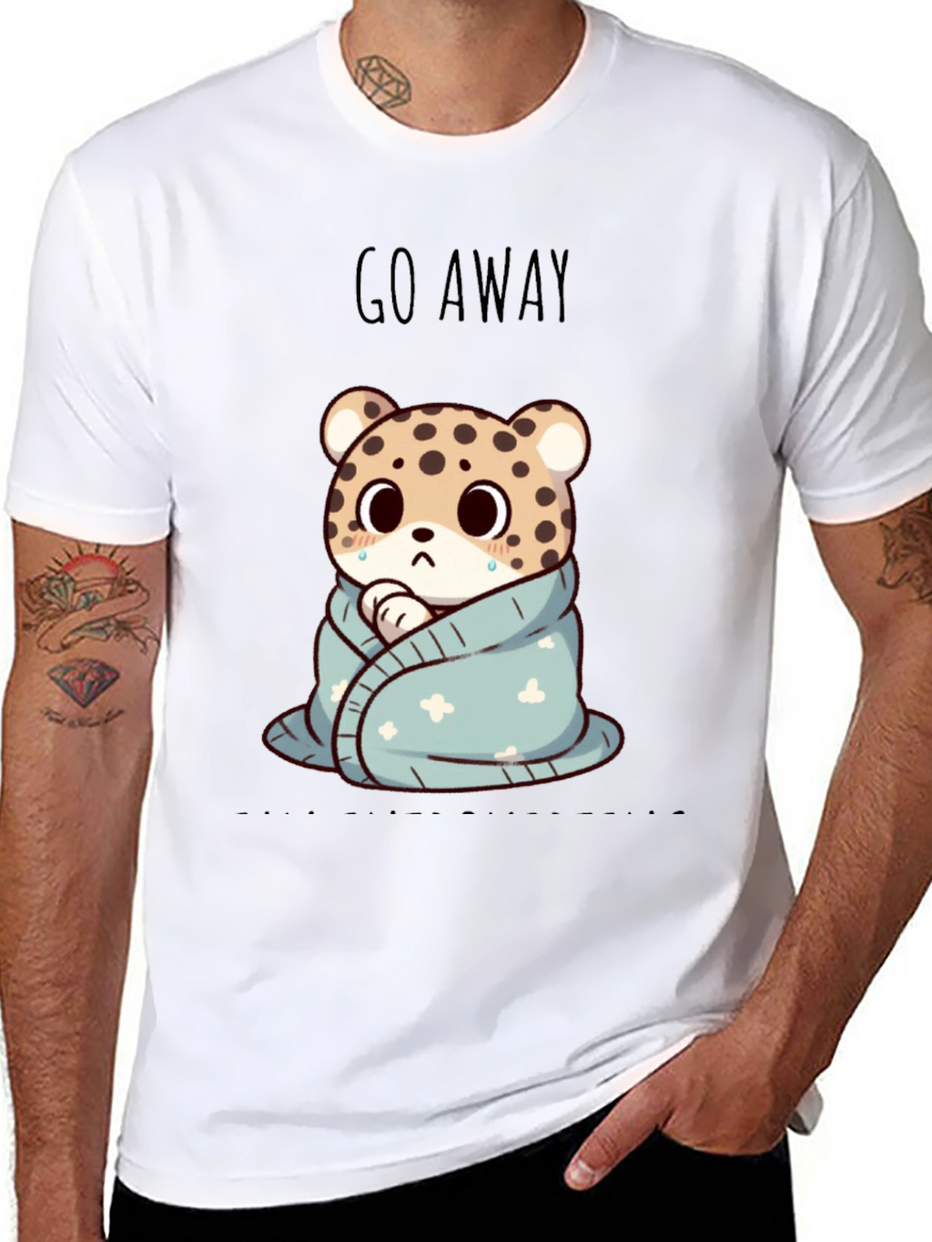 Go Away Kitty Tee