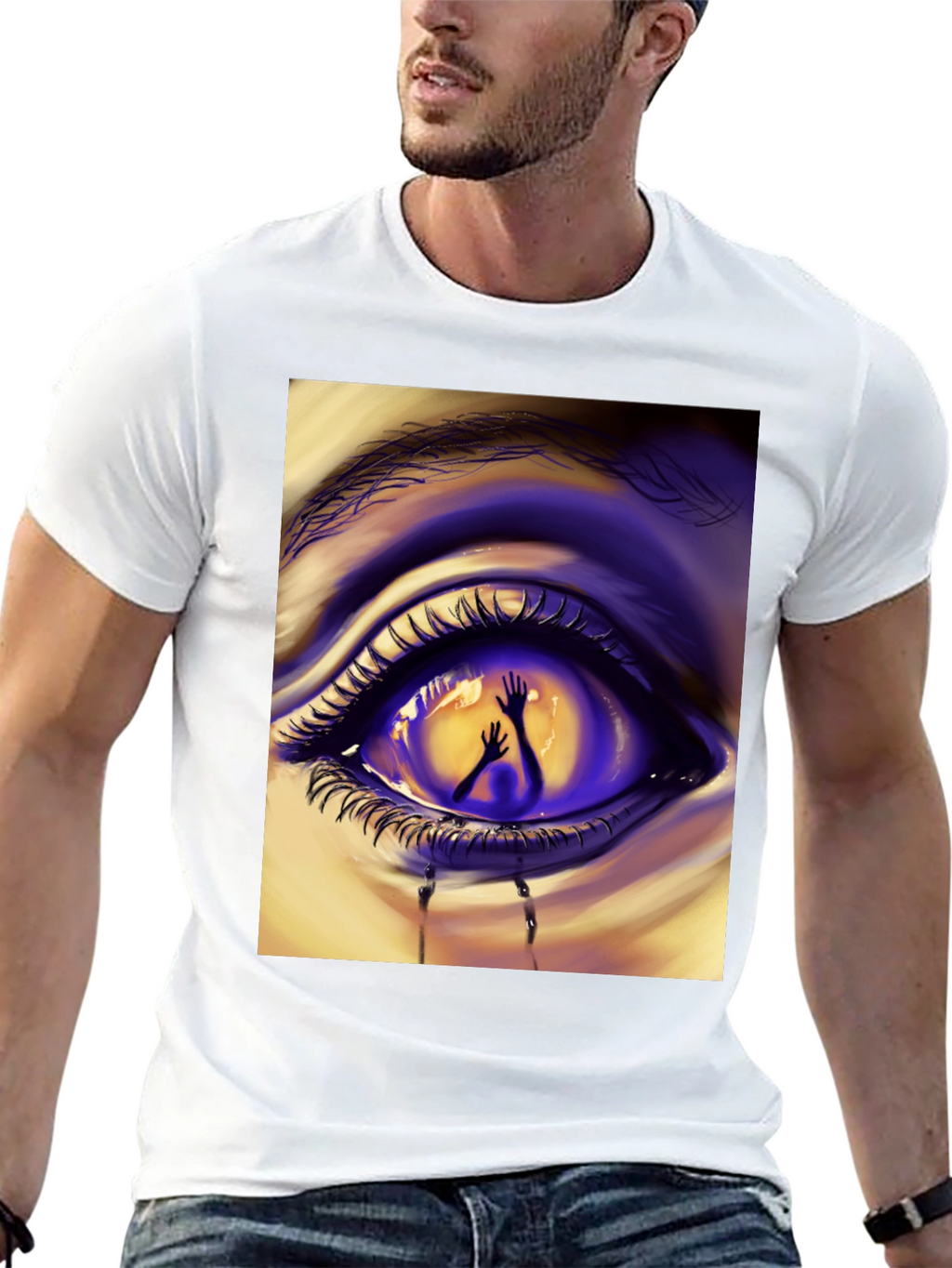 Eye See You Graphic T-Shirt - Unique Art Tee