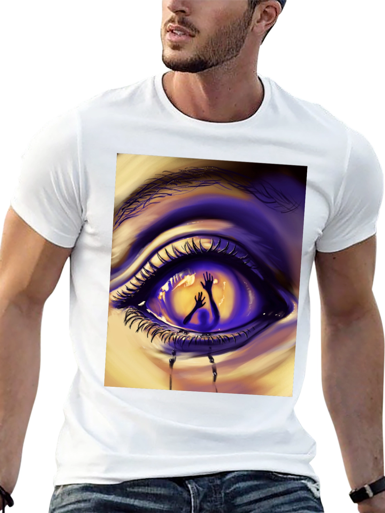 Eye See You Graphic T-Shirt - Unique Art Tee
