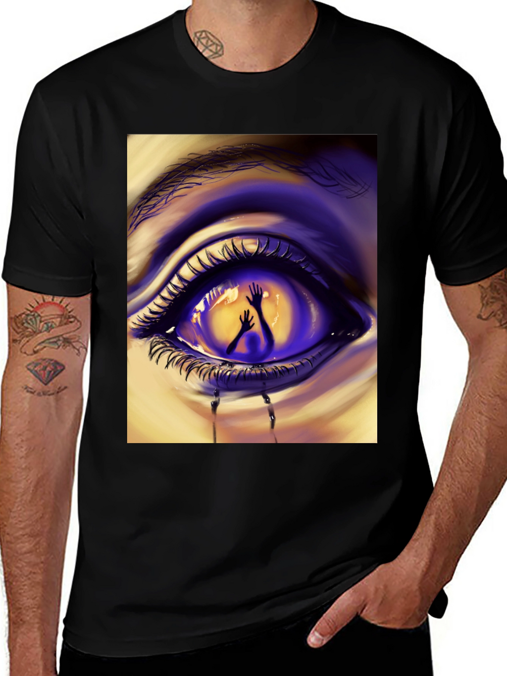 Eye See You Graphic T-Shirt - Unique Art Tee