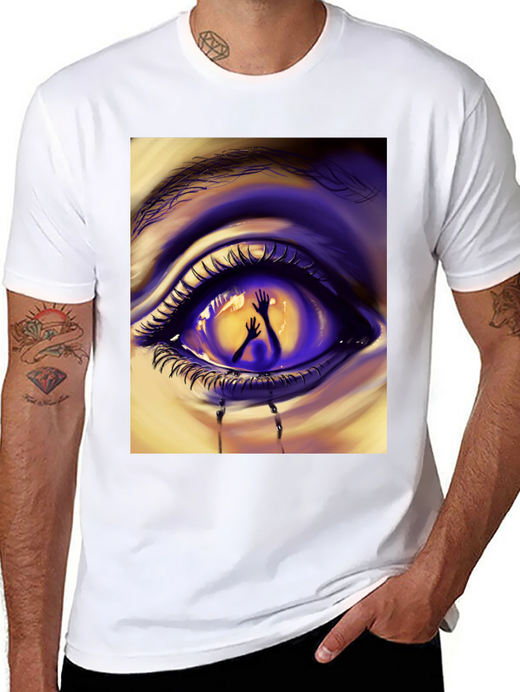 Eye See You Graphic T-Shirt - Unique Art Tee