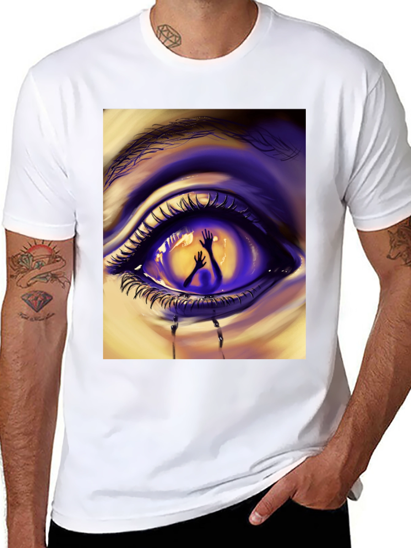 Eye See You Graphic T-Shirt - Unique Art Tee