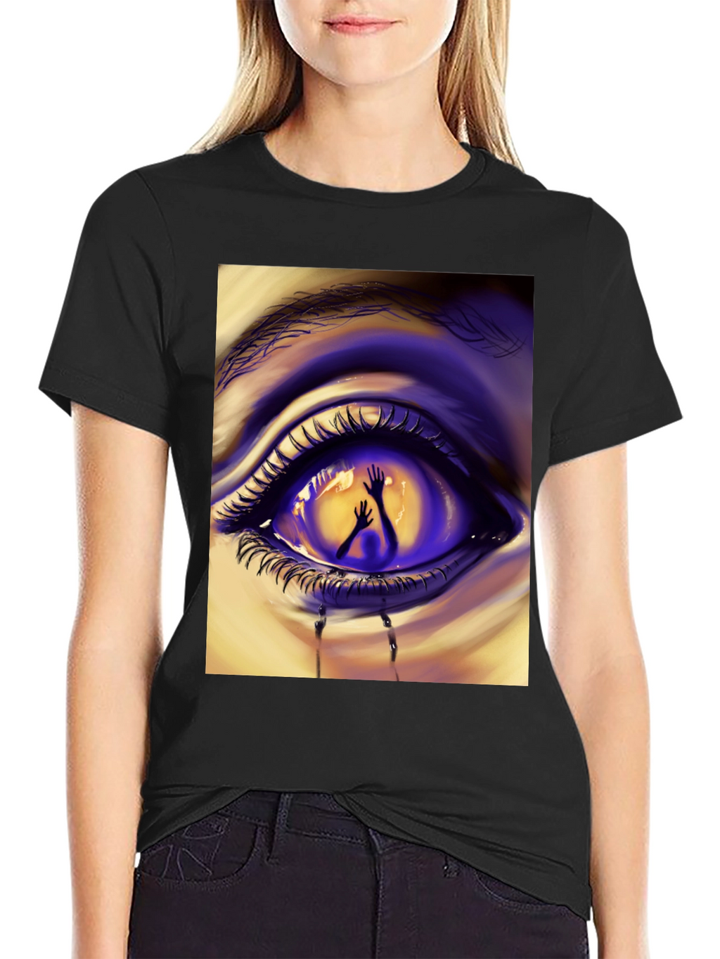 Eye See You Graphic T-Shirt - Unique Art Tee