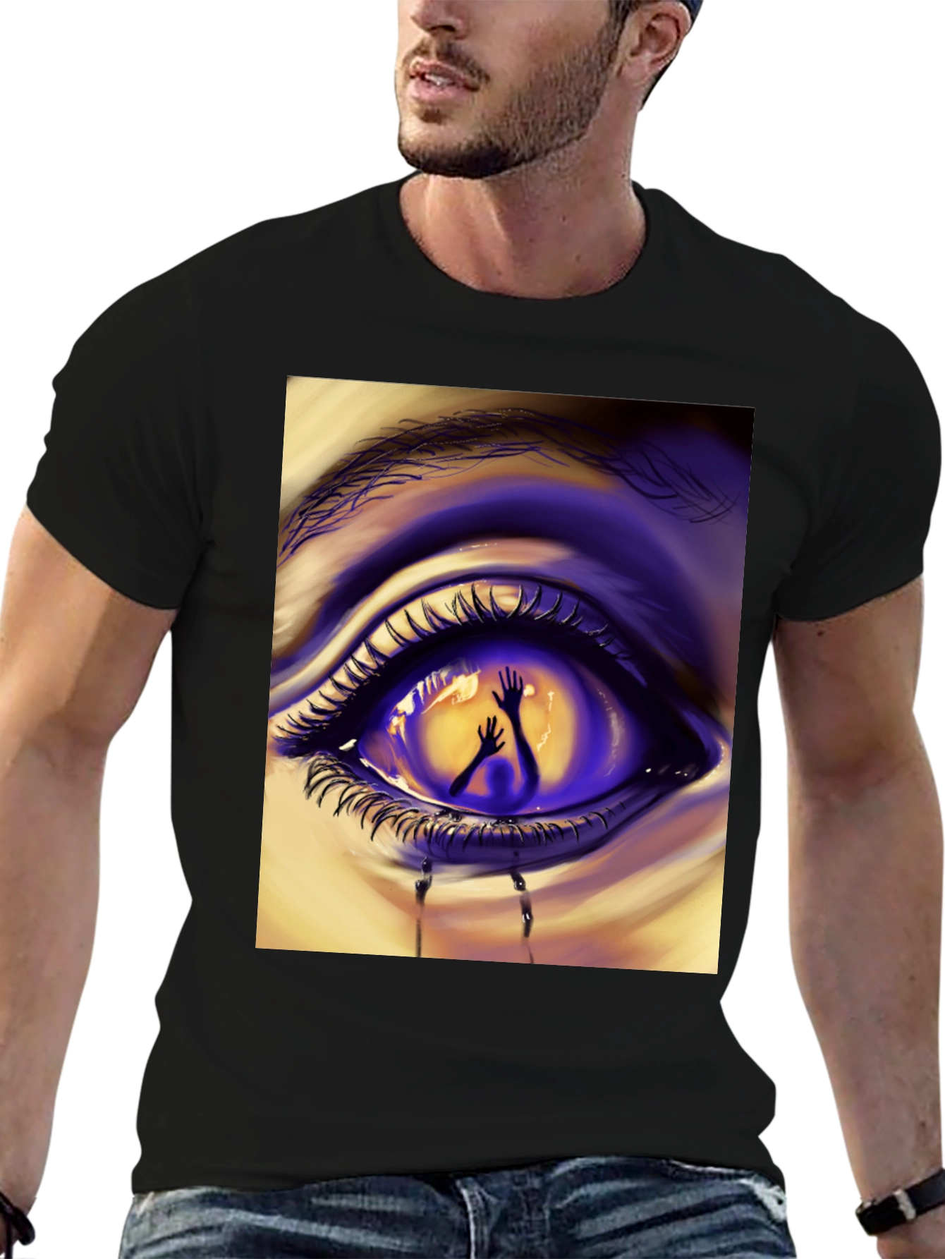Eye See You Graphic T-Shirt - Unique Art Tee