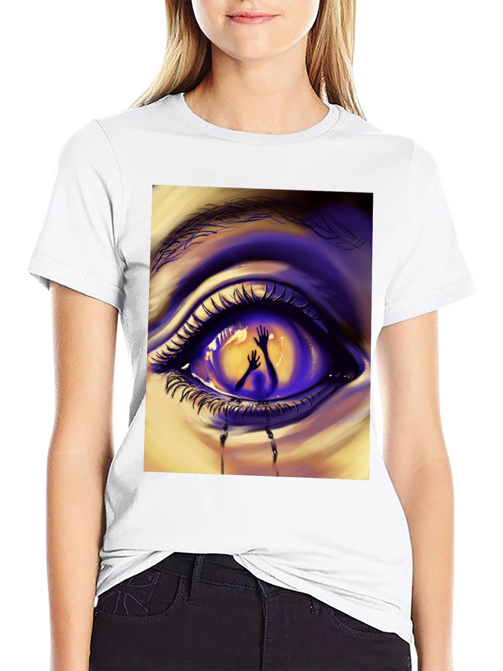Eye See You Graphic T-Shirt - Unique Art Tee