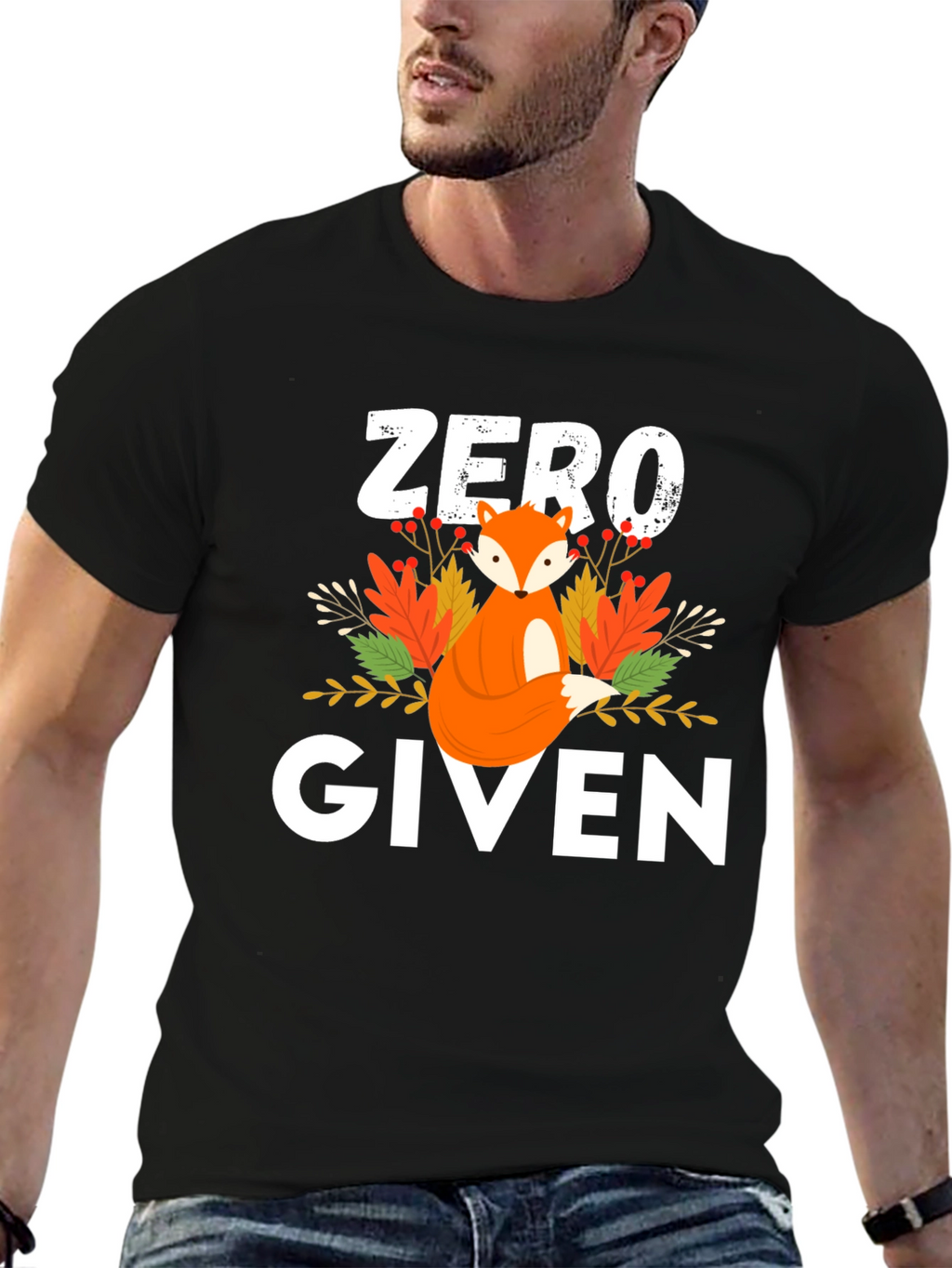 Zero Fox Given Tee - Mens Black Graphic T-Shirt