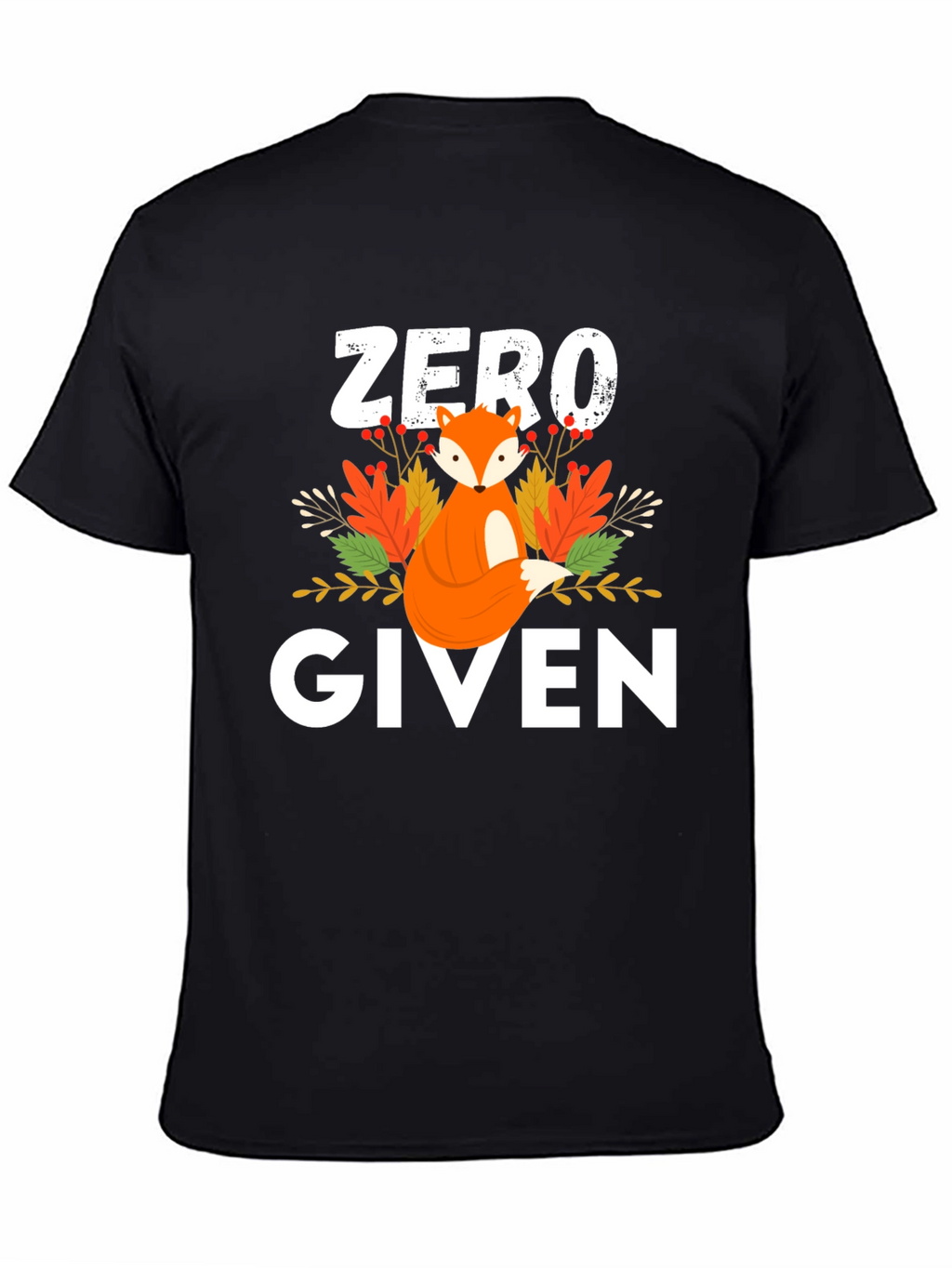 Zero Fox Given Tee - Mens Black Graphic T-Shirt