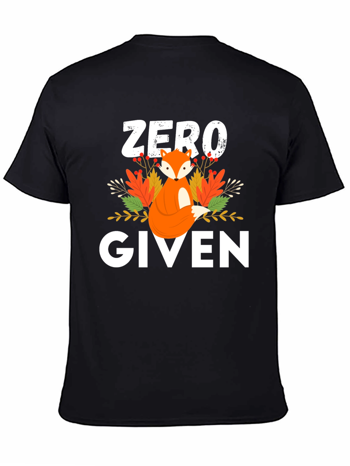 Zero Fox Given Tee - Mens Black Graphic T-Shirt