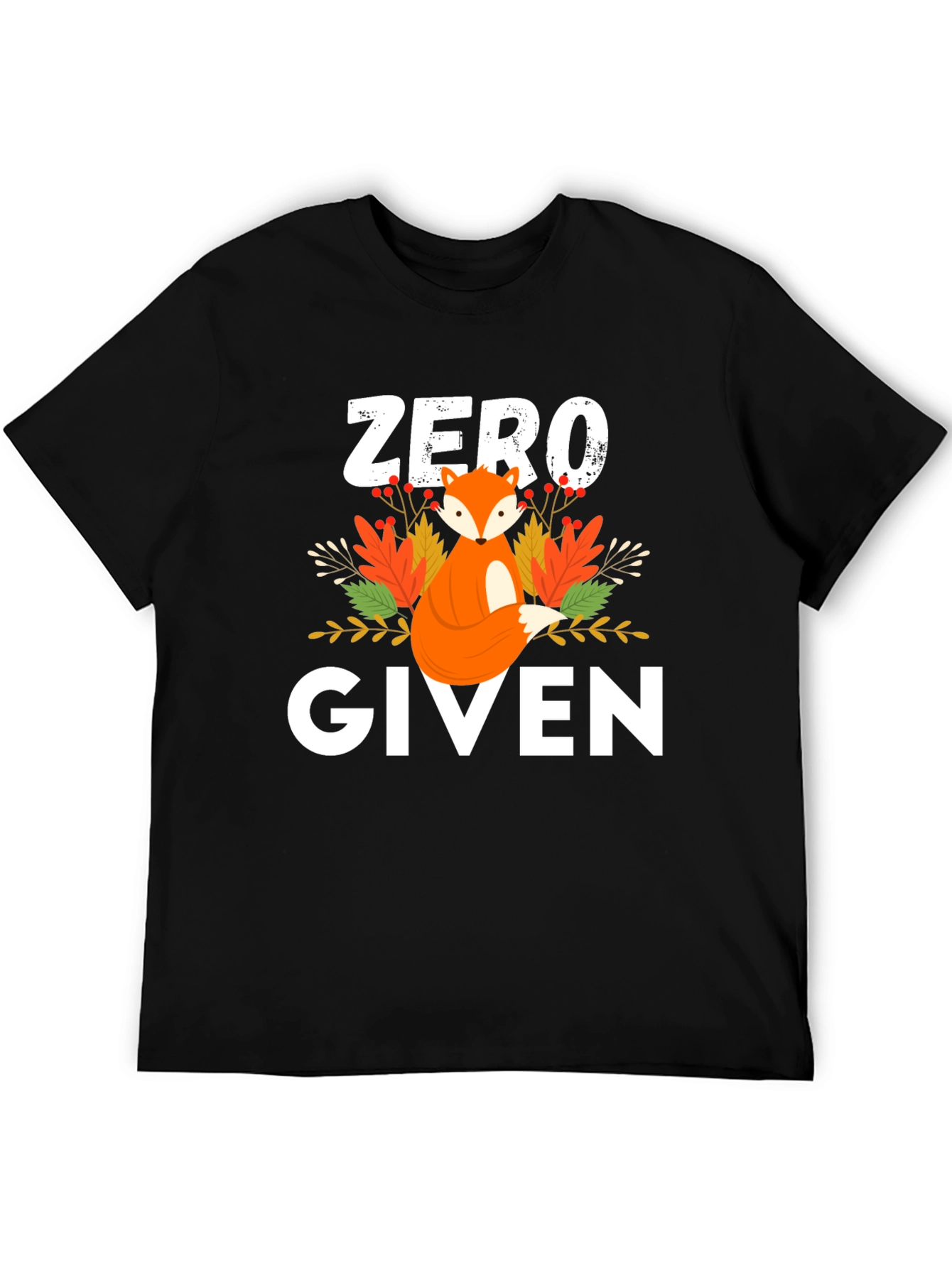 Zero Fox Given Tee - Mens Black Graphic T-Shirt