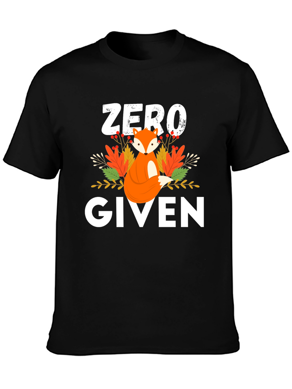 Zero Fox Given Tee - Mens Black Graphic T-Shirt