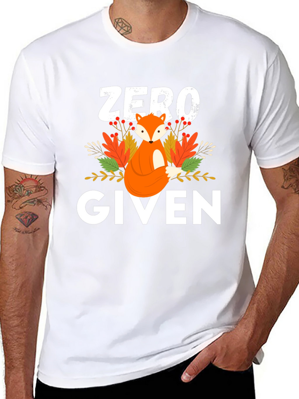 Zero Fox Given Tee - Mens Black Graphic T-Shirt
