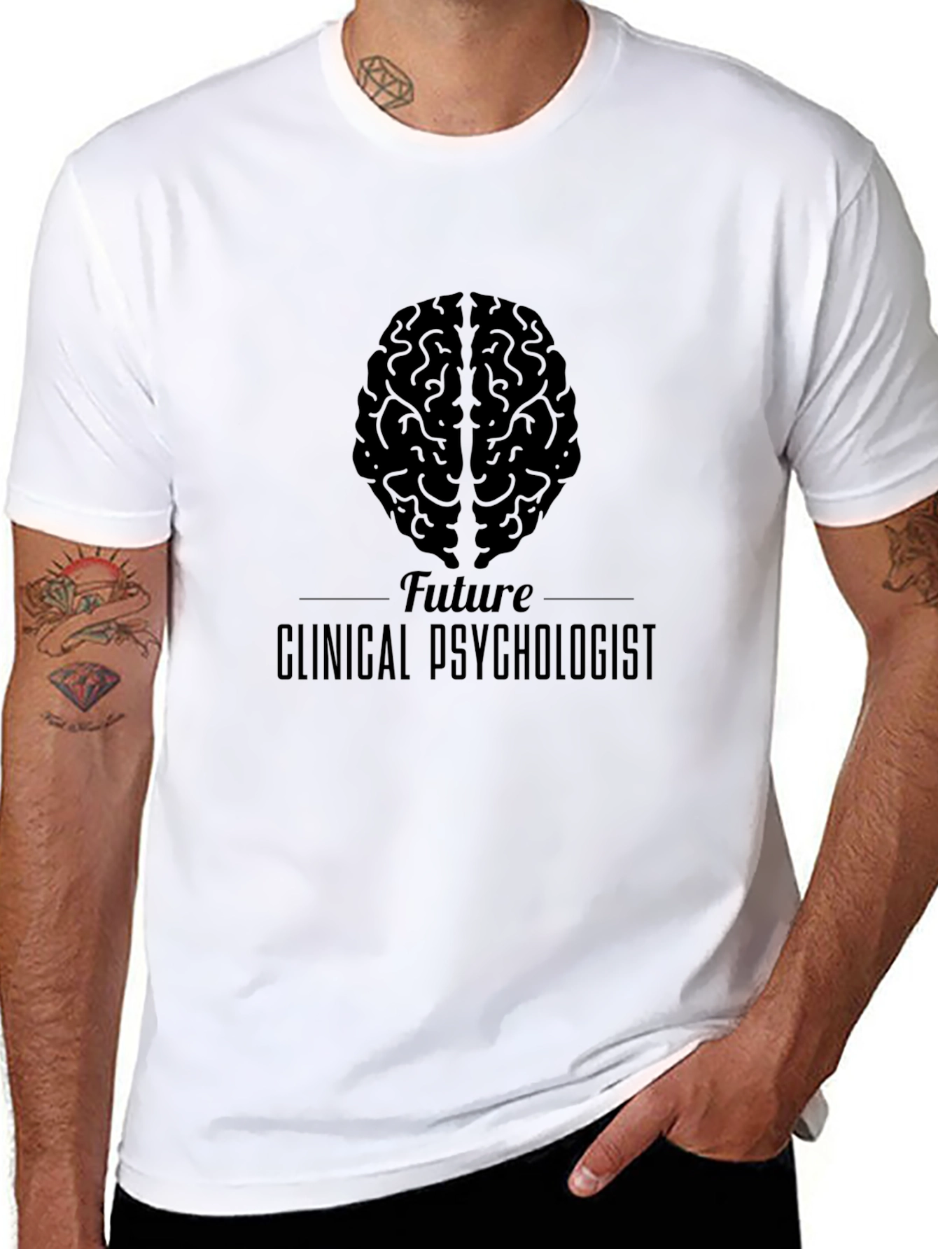 Future Clinical Psychologist Brain T-Shirt
