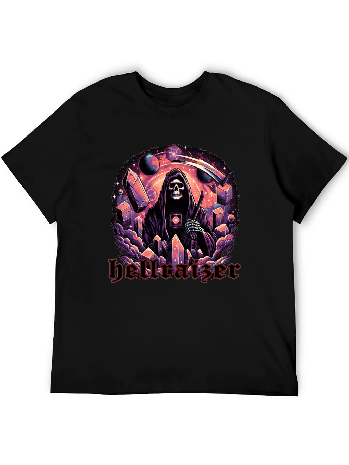 Hellraiser Graphic Print Black T-Shirt