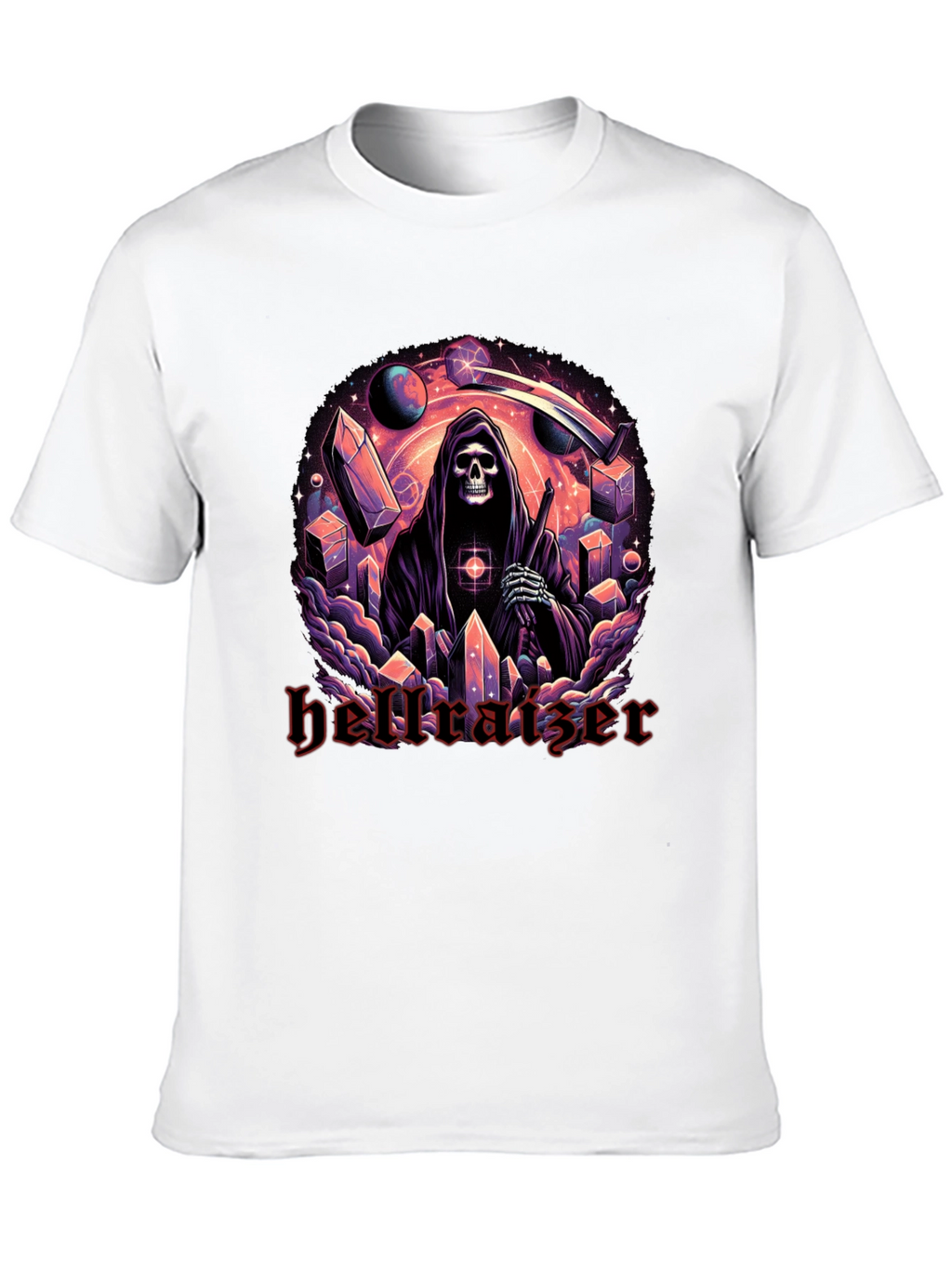 Hellraiser Graphic Print Black T-Shirt