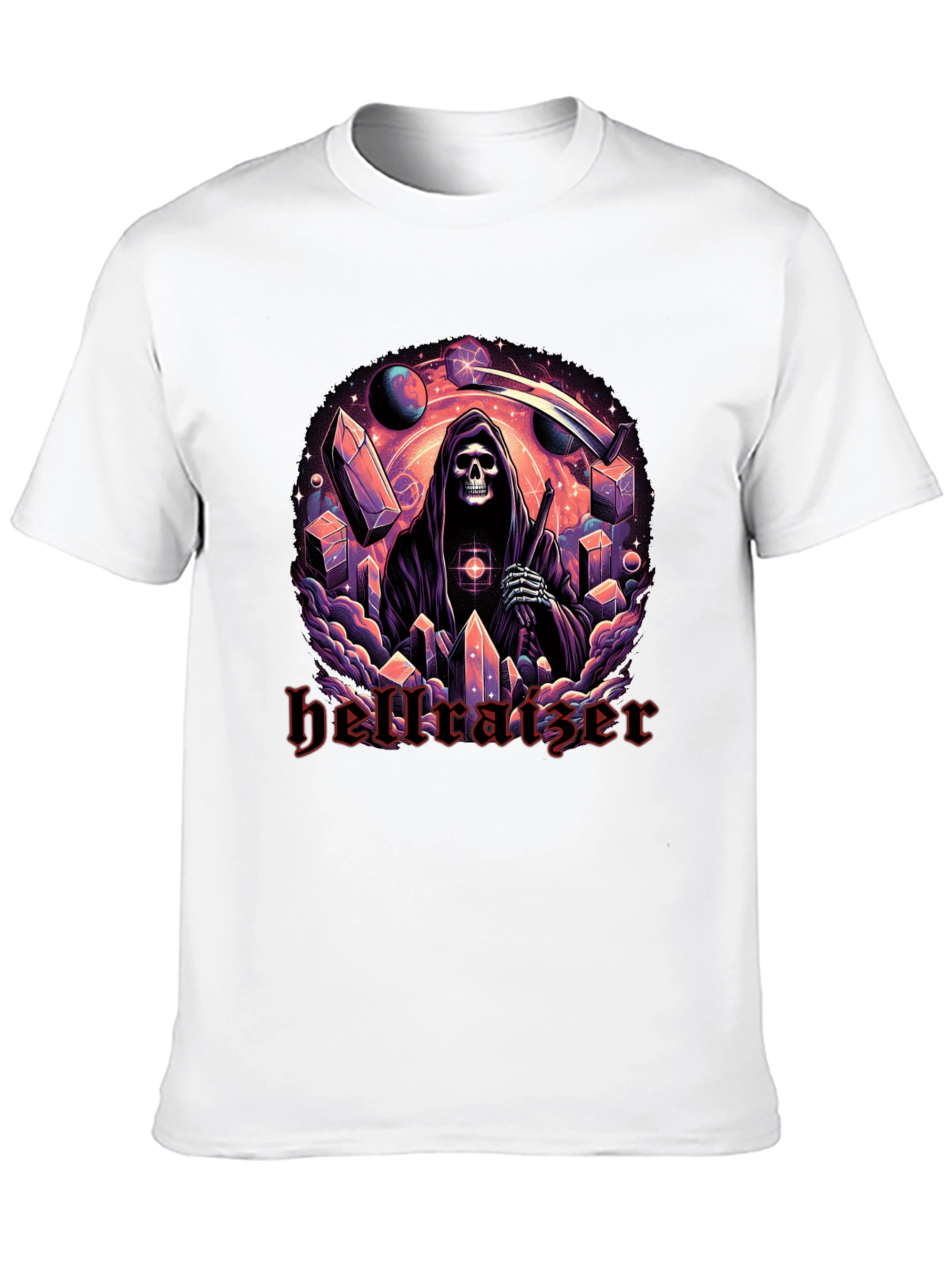 Hellraiser Graphic Print Black T-Shirt