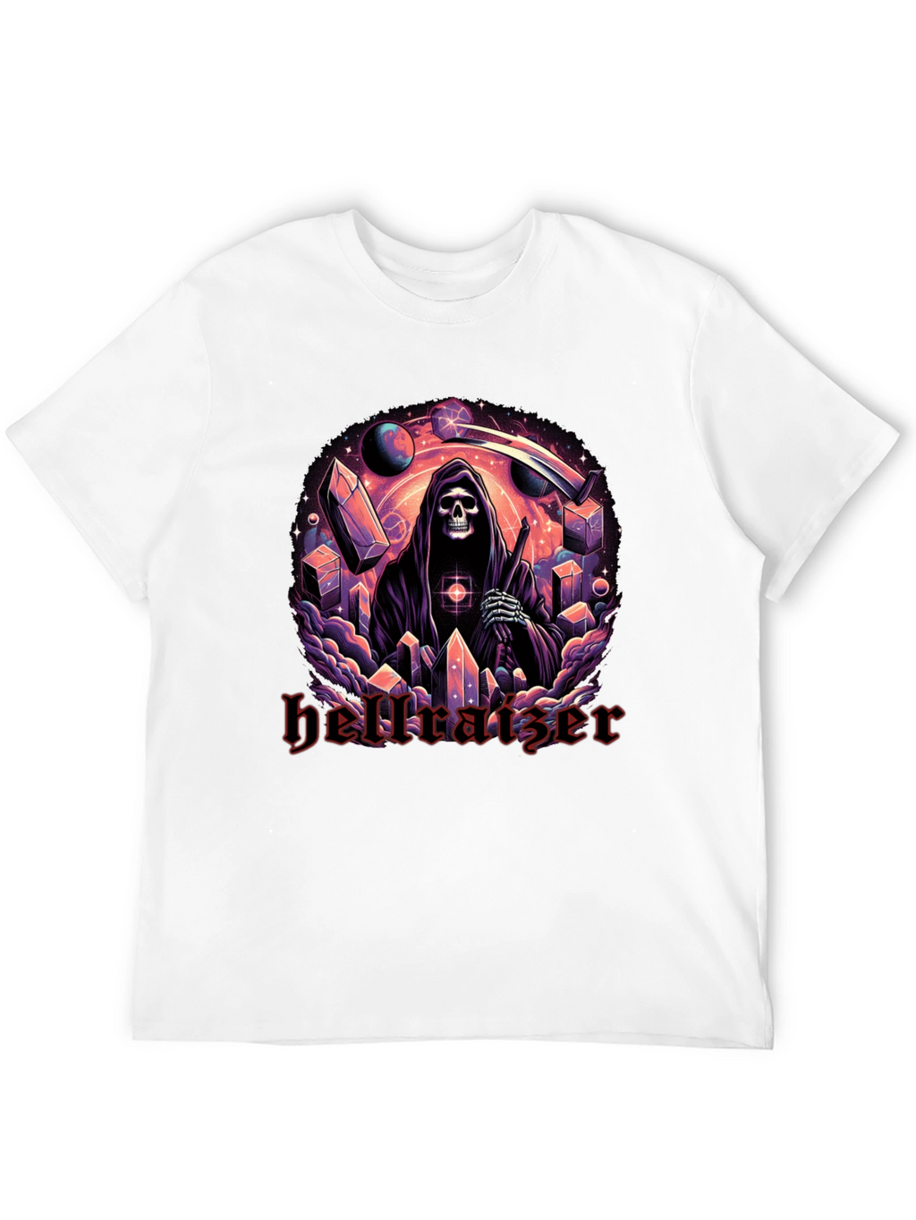Hellraiser Graphic Print Black T-Shirt