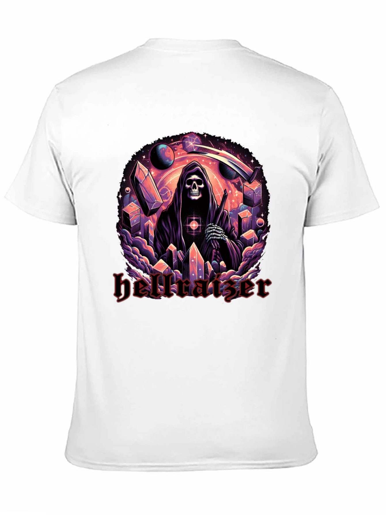 Hellraiser Graphic Print Black T-Shirt
