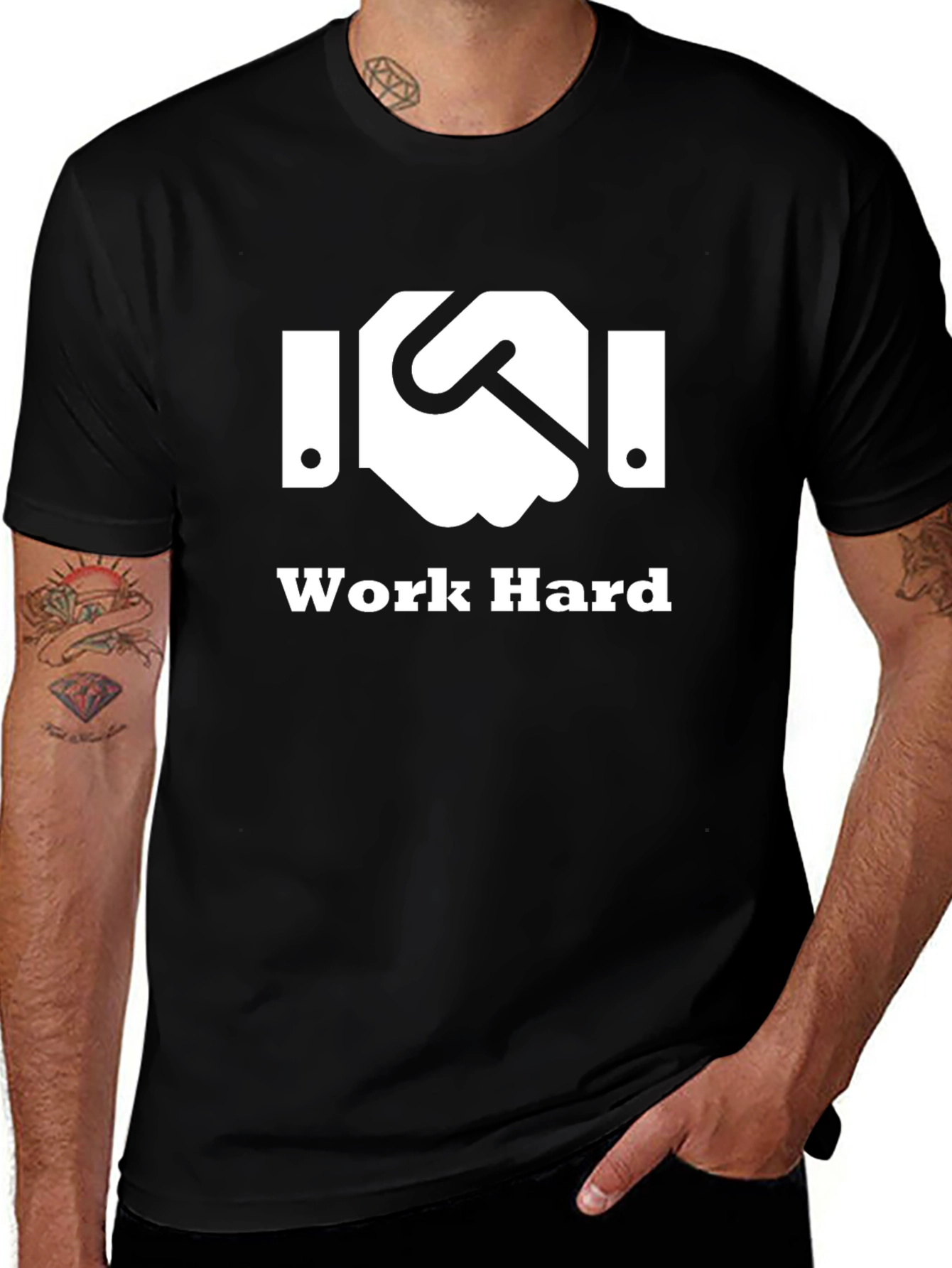 Work Hard Graphic Tee