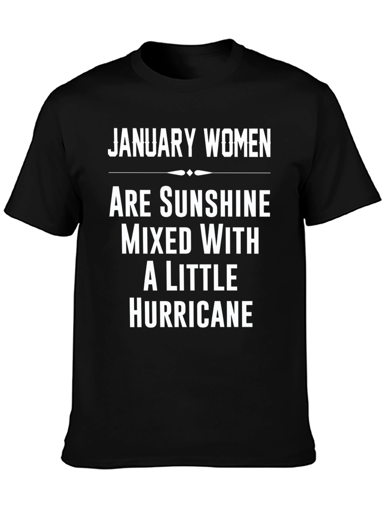 January Women Sunshine Hurricane Graphic Tee