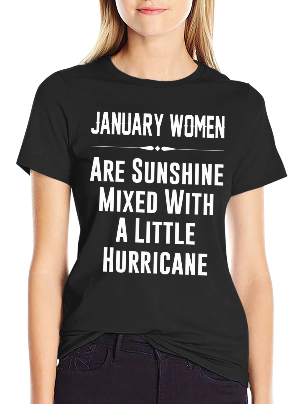 January Women Sunshine Hurricane Graphic Tee