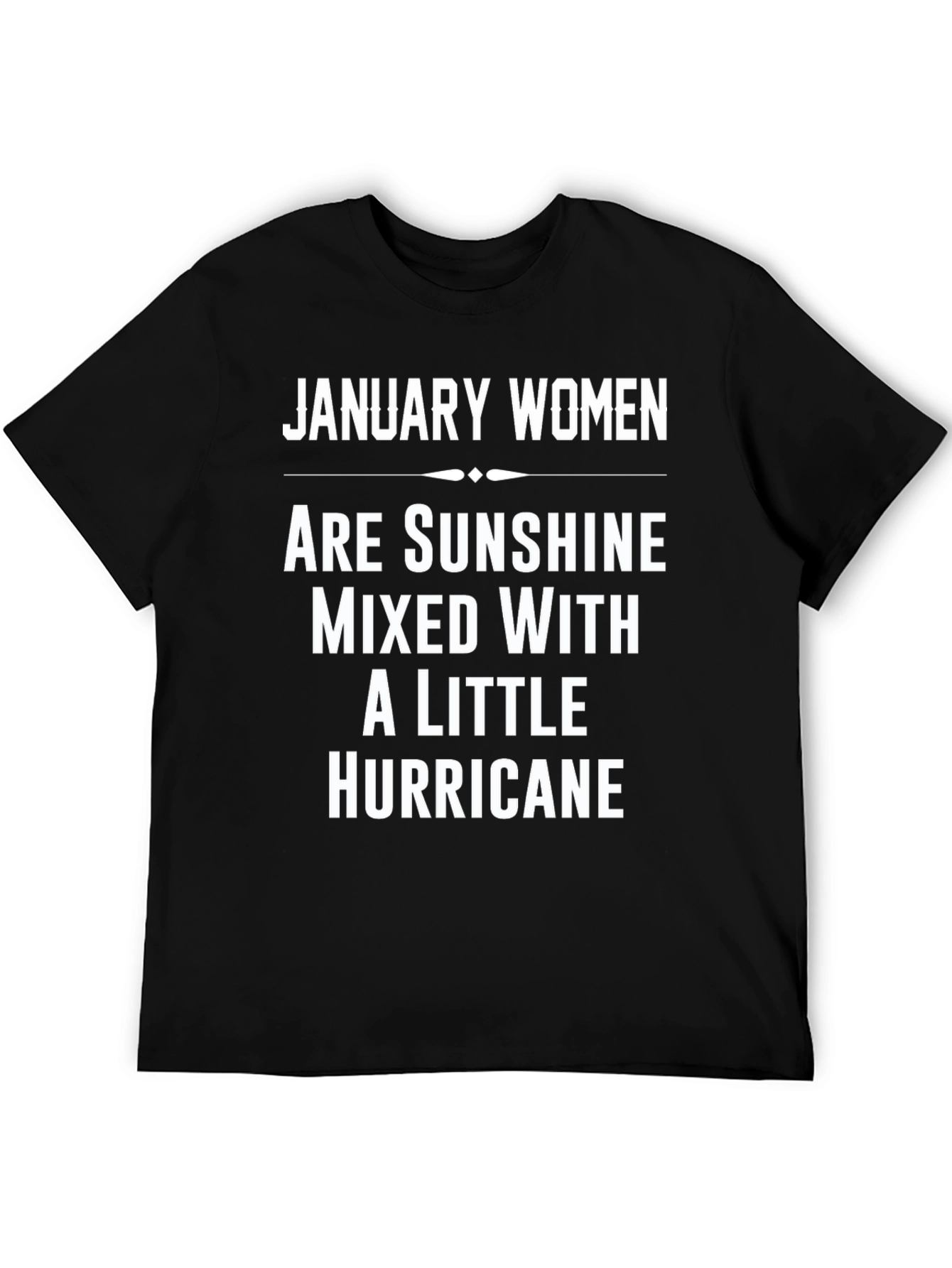 January Women Sunshine Hurricane Graphic Tee