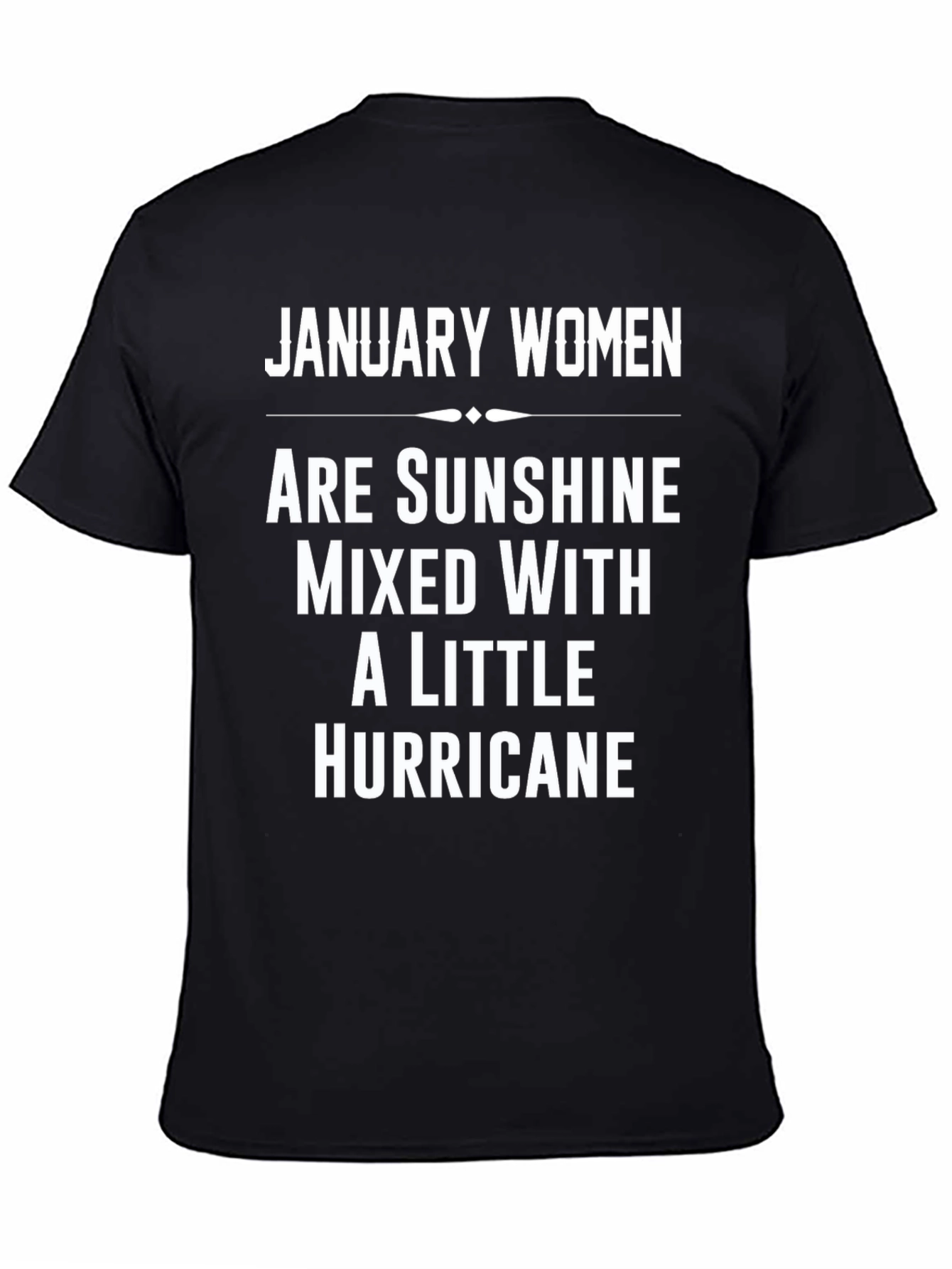 January Women Sunshine Hurricane Graphic Tee