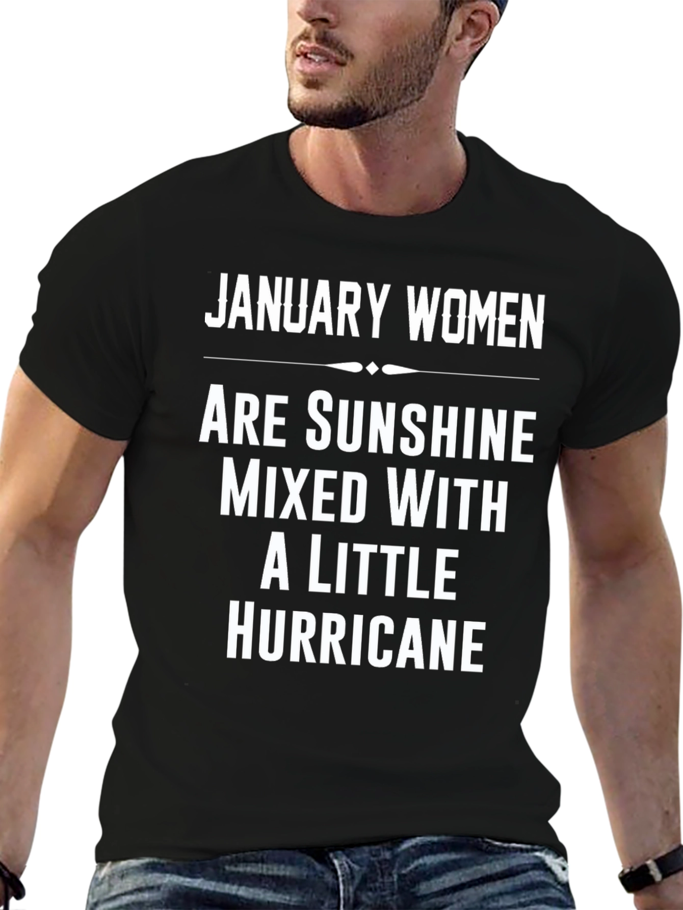 January Women Sunshine Hurricane Graphic Tee