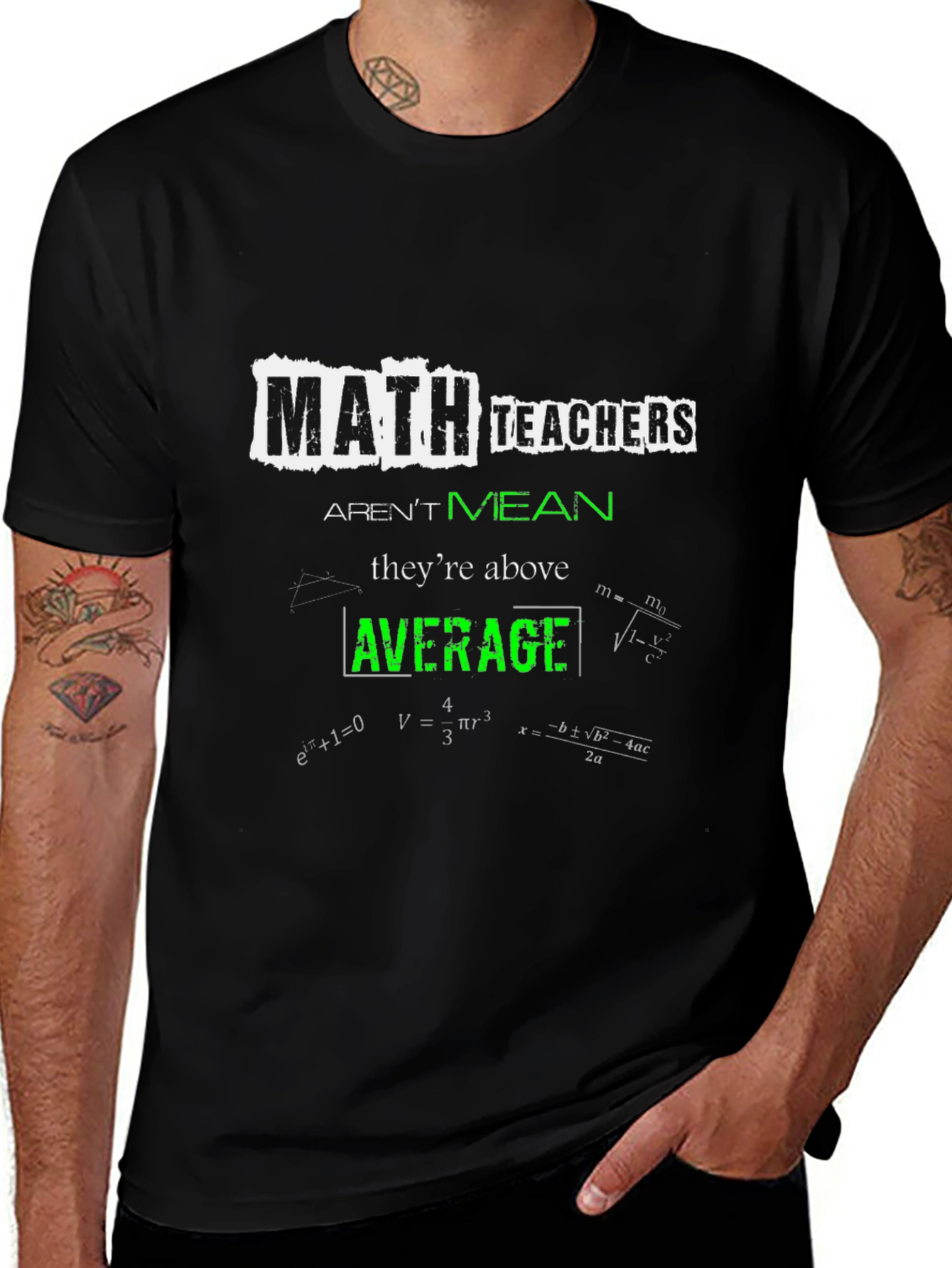 Math Teachers Above Average T-Shirt