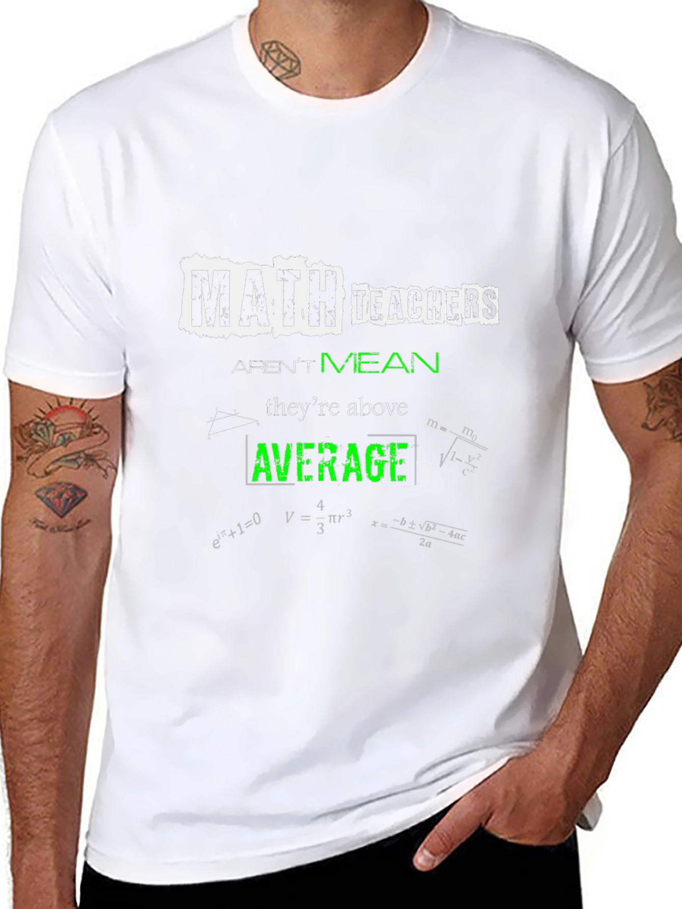 Math Teachers Above Average T-Shirt