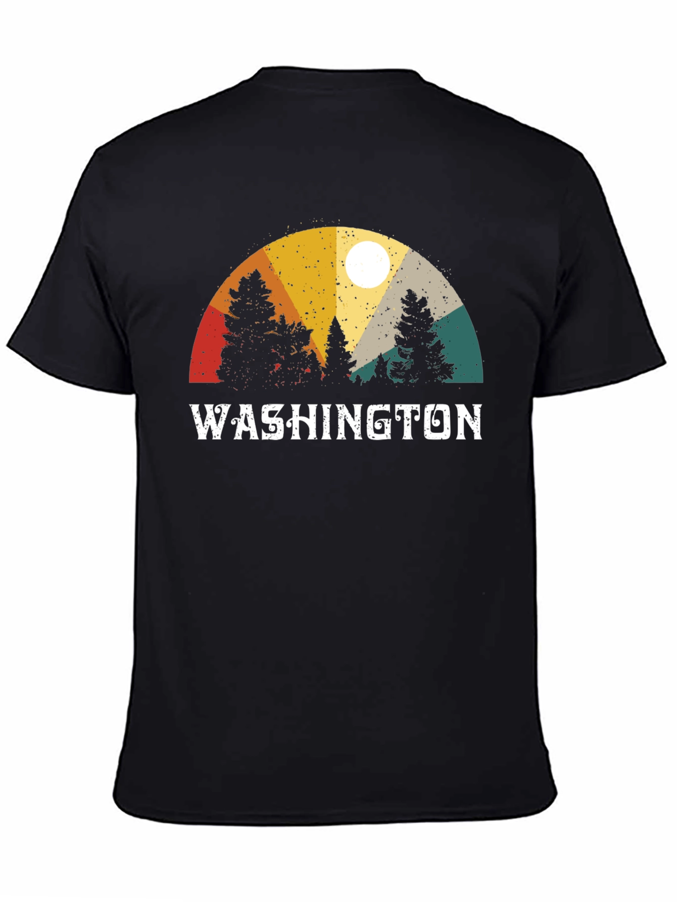 Washington State Retro T-Shirt - Nature Inspired Design
