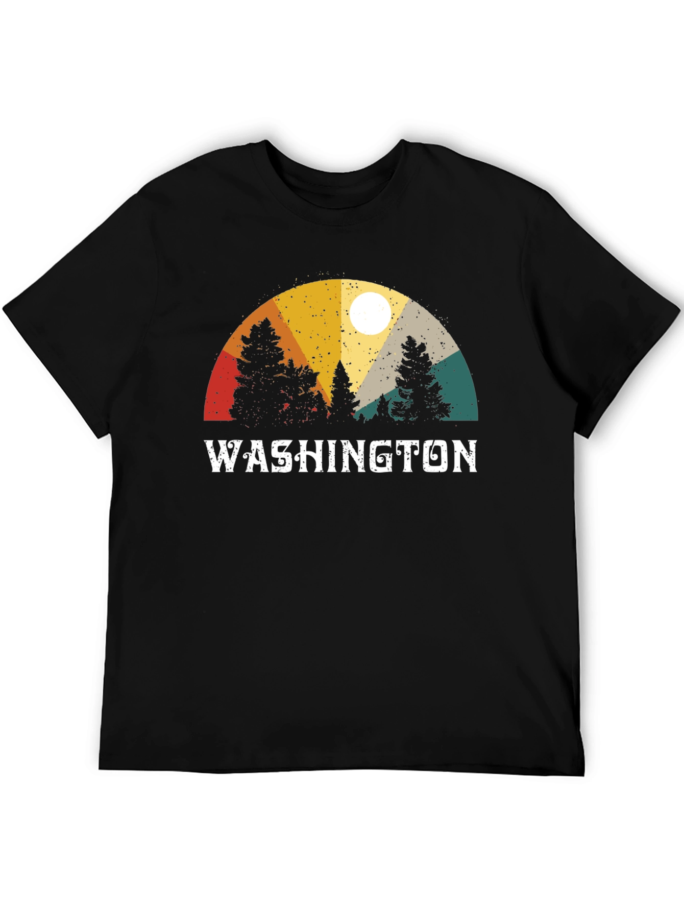 Washington State Retro T-Shirt - Nature Inspired Design