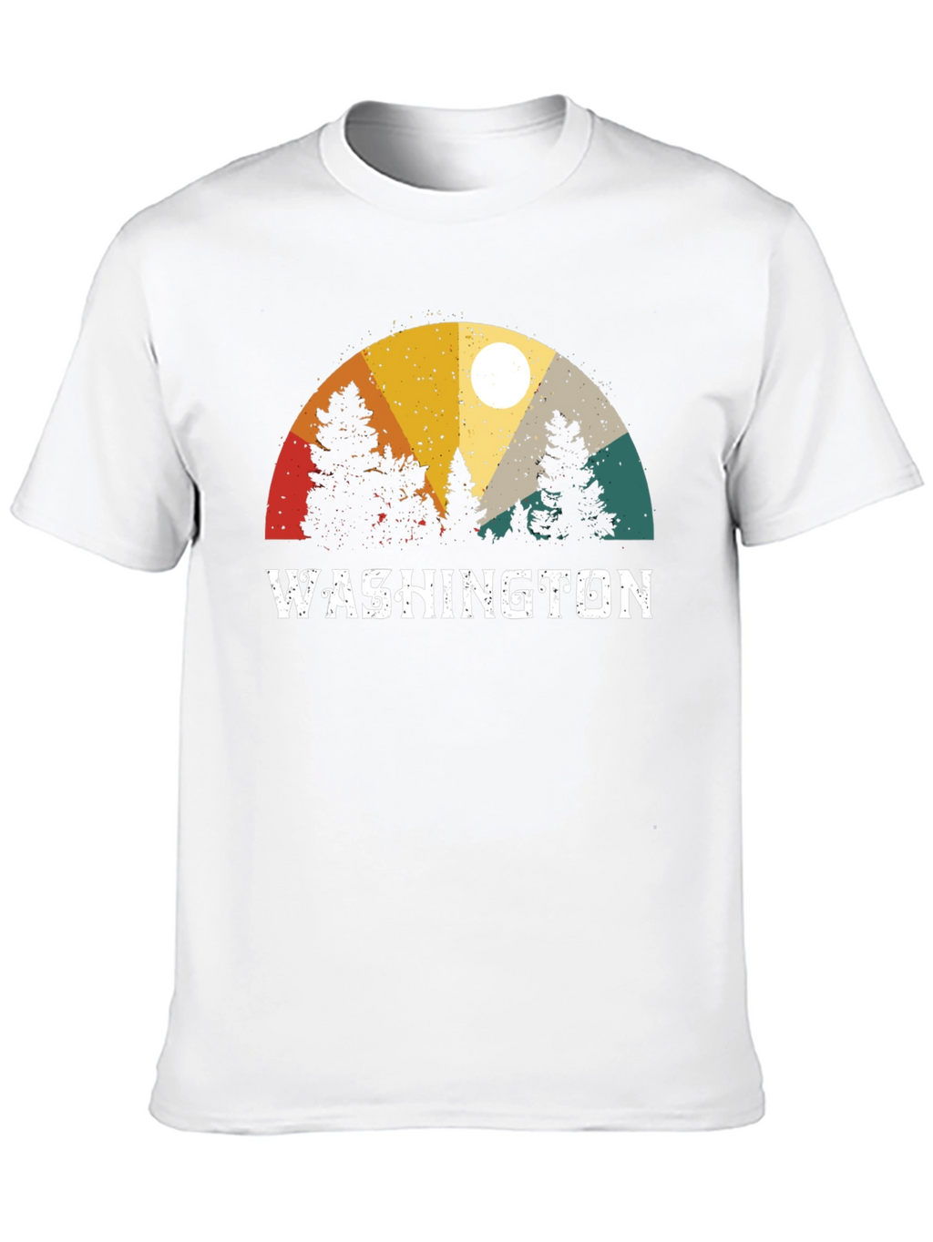 Washington State Retro T-Shirt - Nature Inspired Design