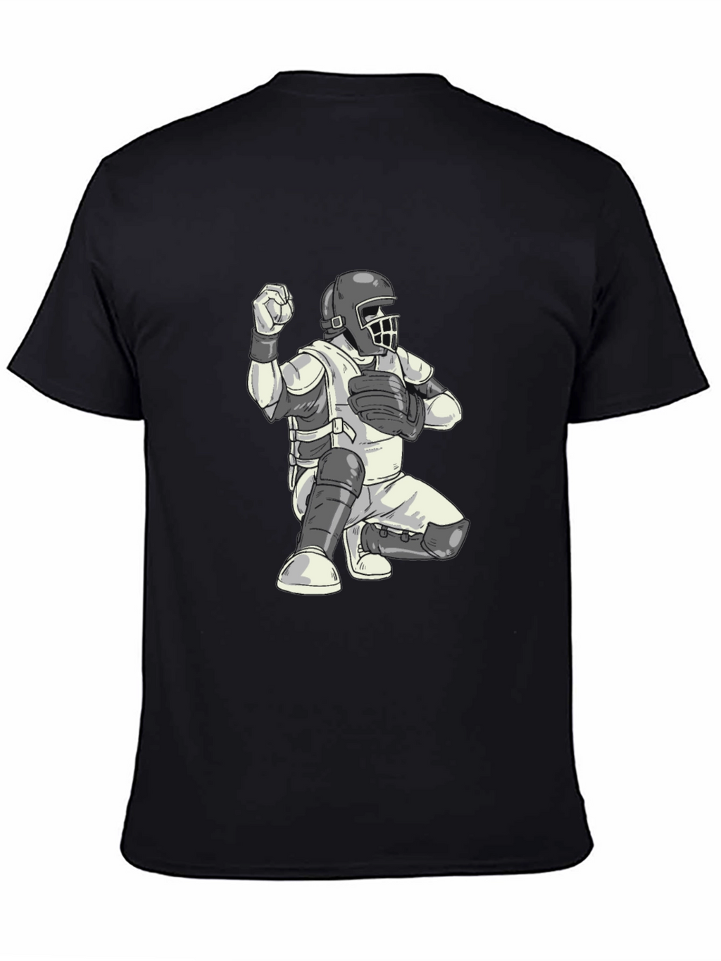Baseball Catcher Graphic T-Shirt