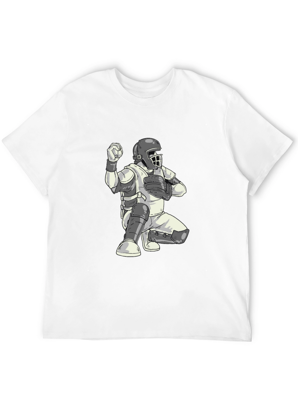 Baseball Catcher Graphic T-Shirt