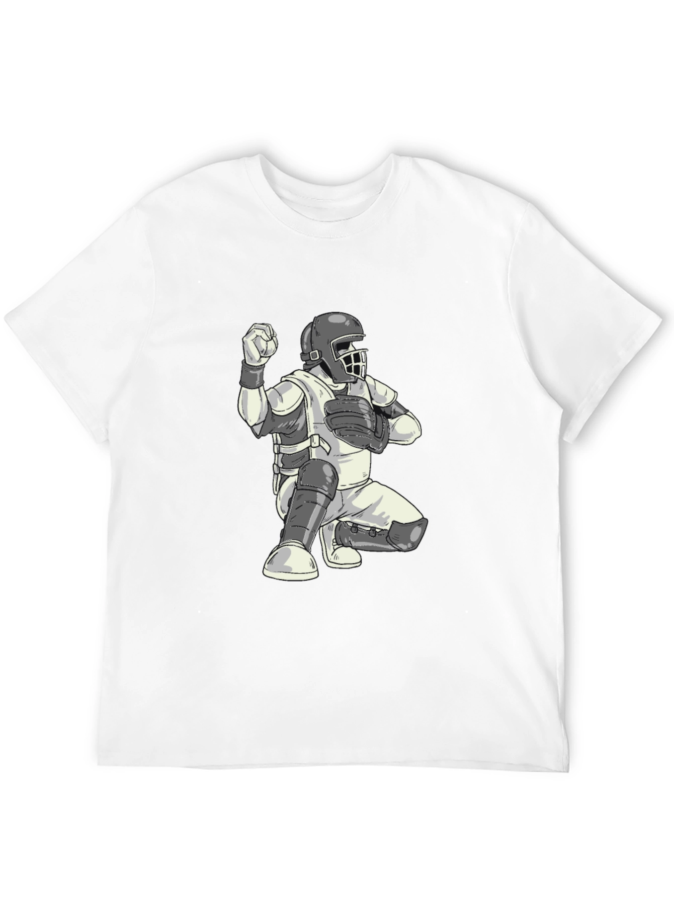 Baseball Catcher Graphic T-Shirt
