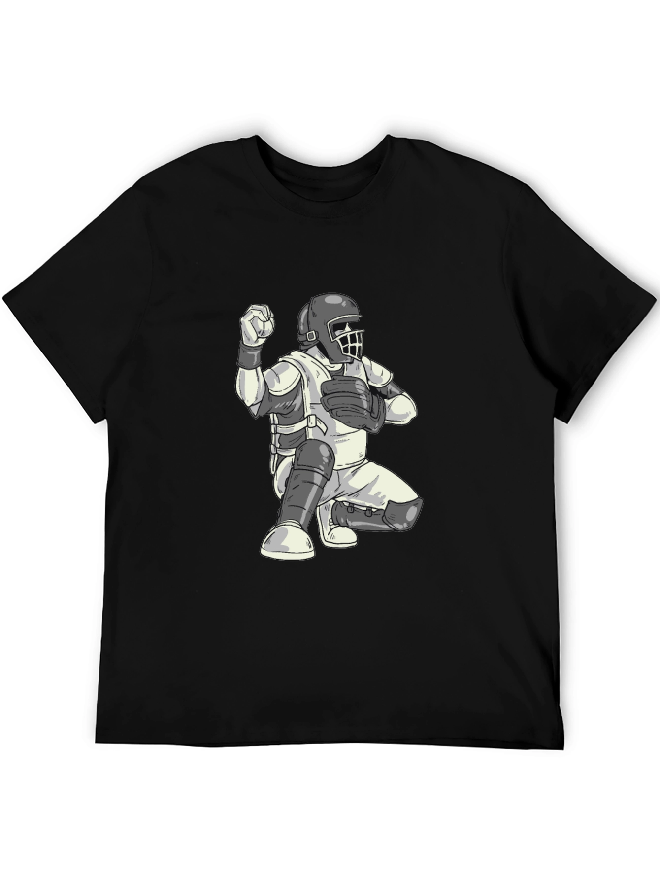 Baseball Catcher Graphic T-Shirt
