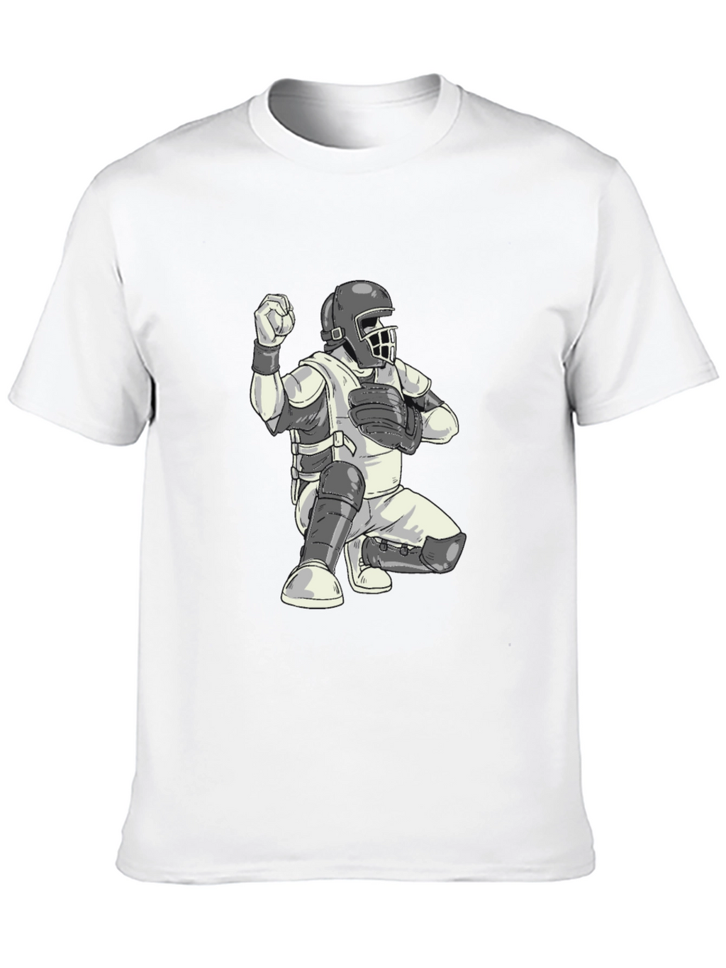 Baseball Catcher Graphic T-Shirt