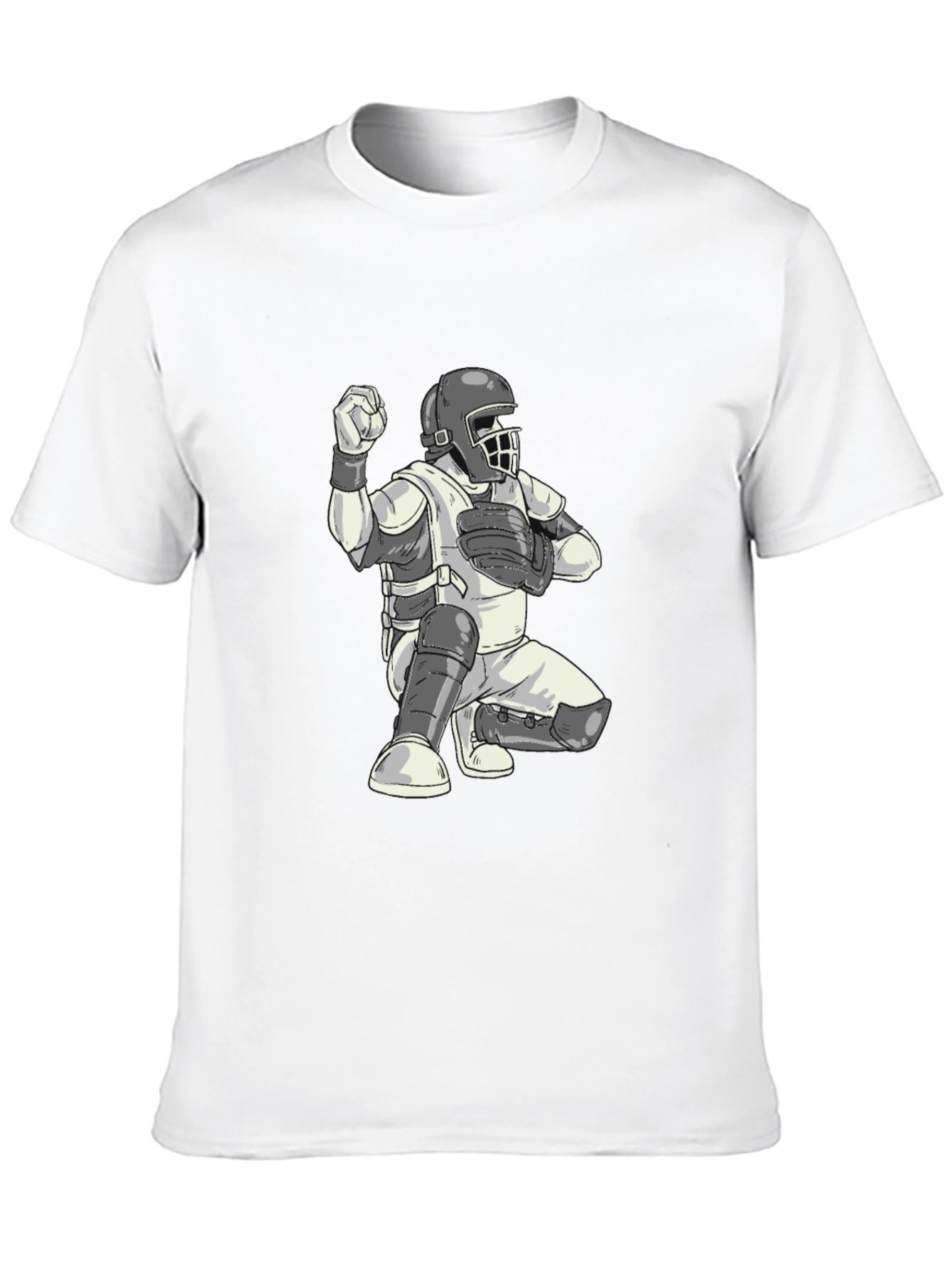 Baseball Catcher Graphic T-Shirt