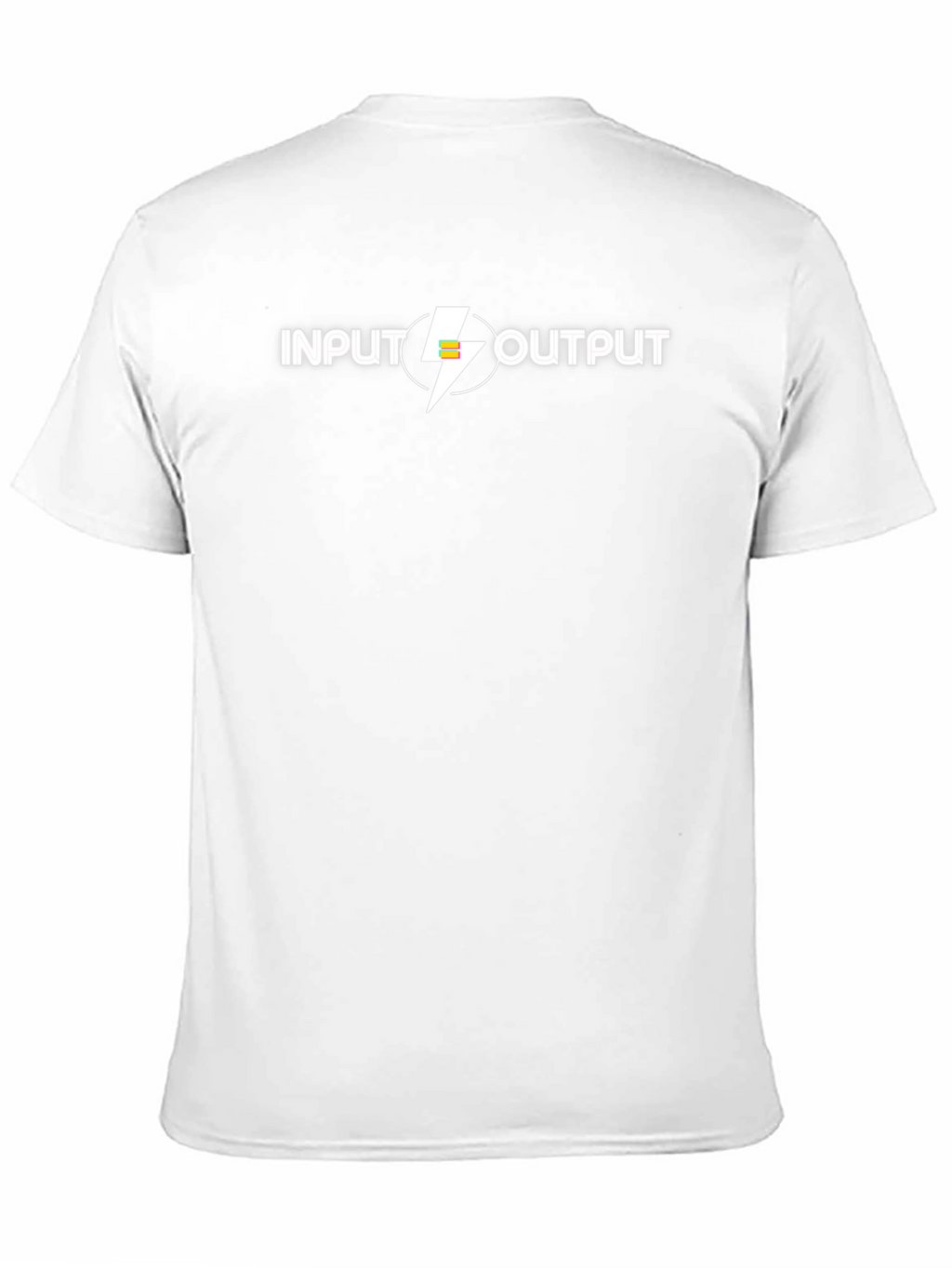 Input Output Graphic Tee - Stylish Black Cotton T-Shirt