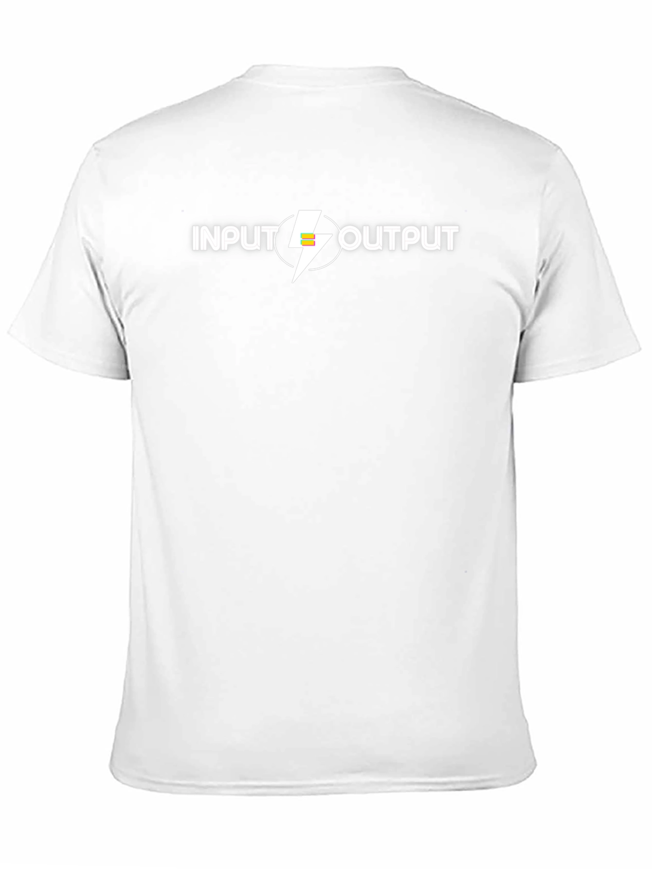 Input Output Graphic Tee - Stylish Black Cotton T-Shirt