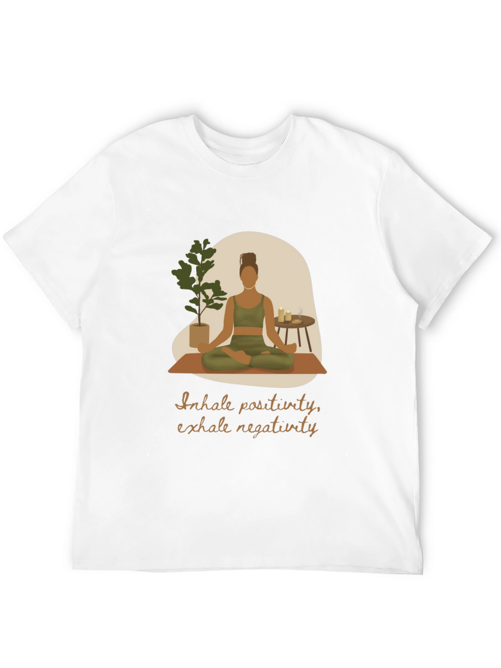 Inhale Positivity Yoga Graphic Tee