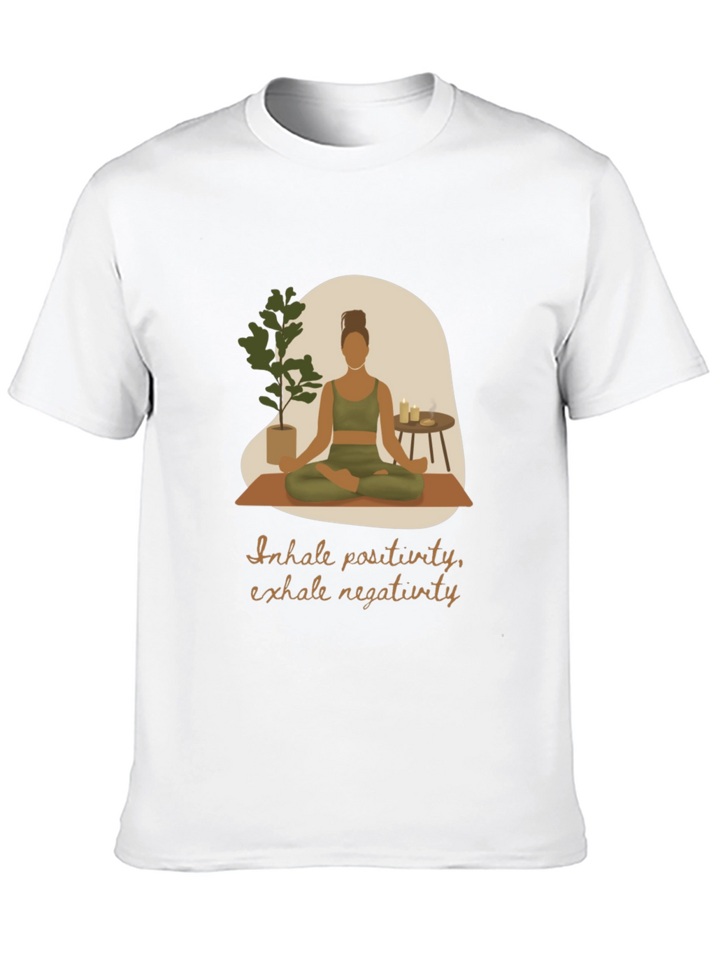 Inhale Positivity Yoga Graphic Tee