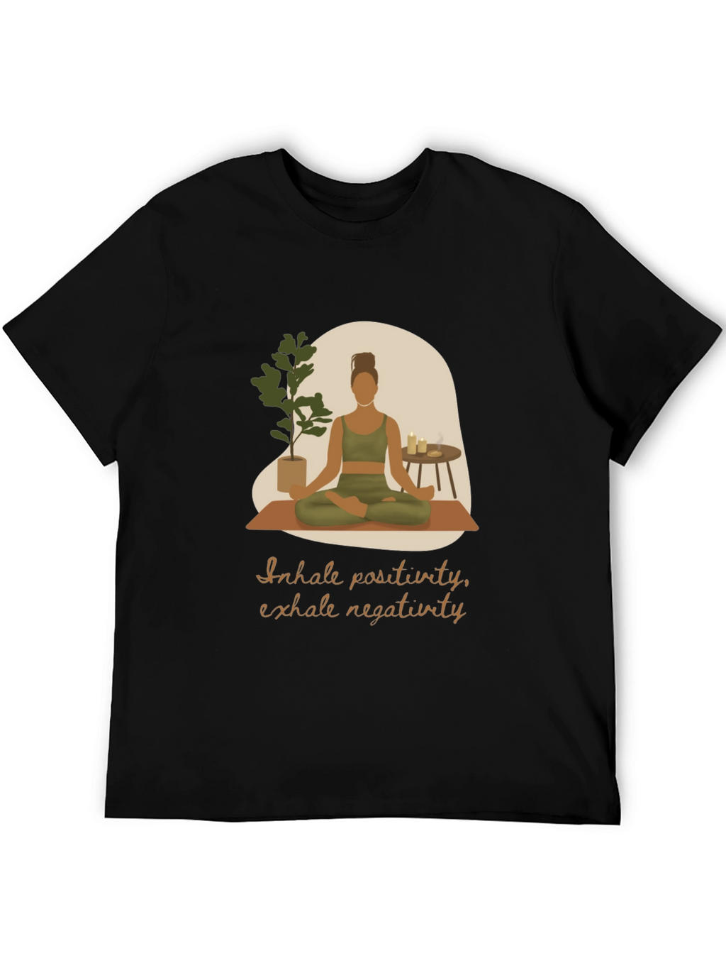 Inhale Positivity Yoga Graphic Tee