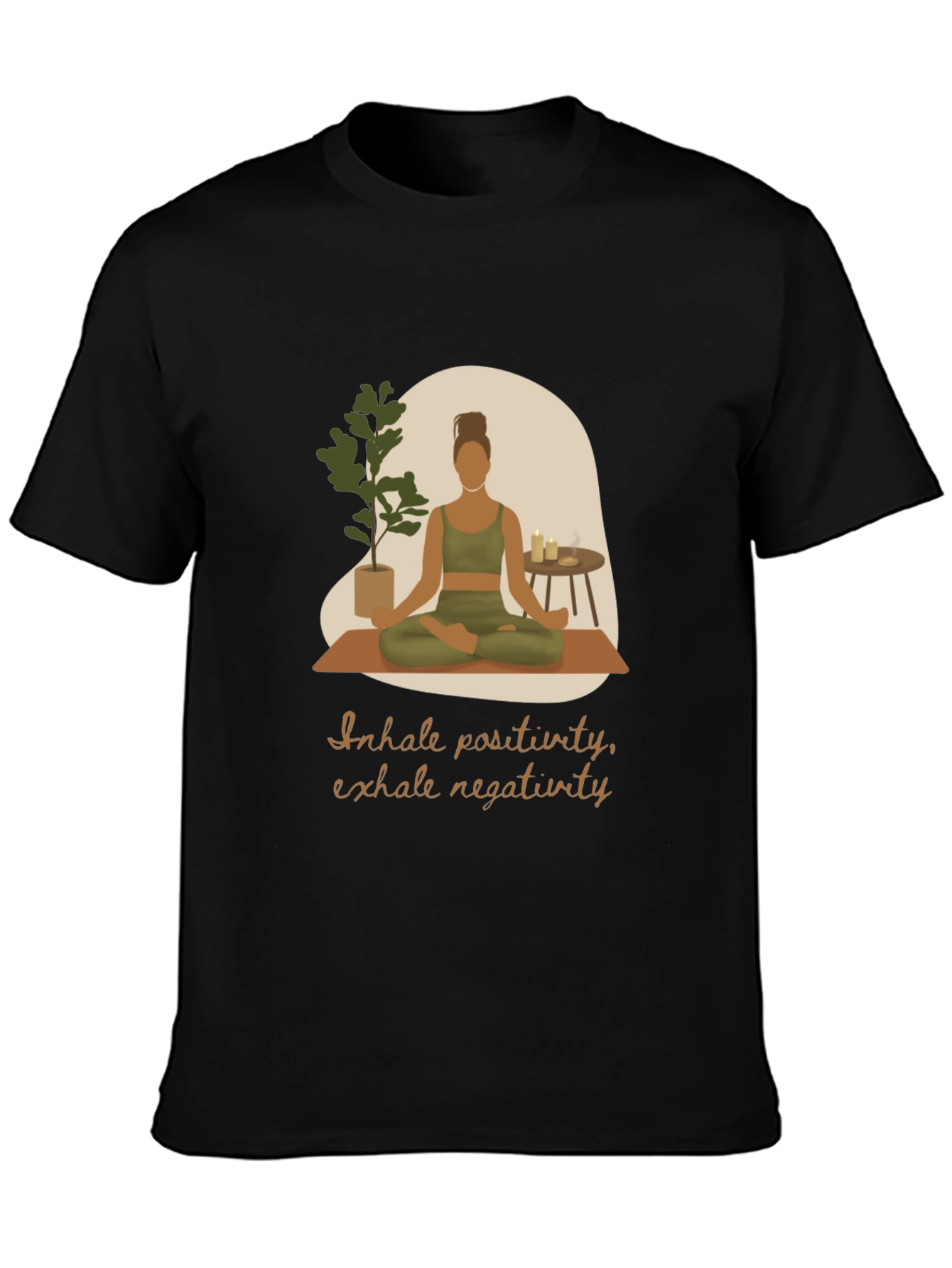 Inhale Positivity Yoga Graphic Tee