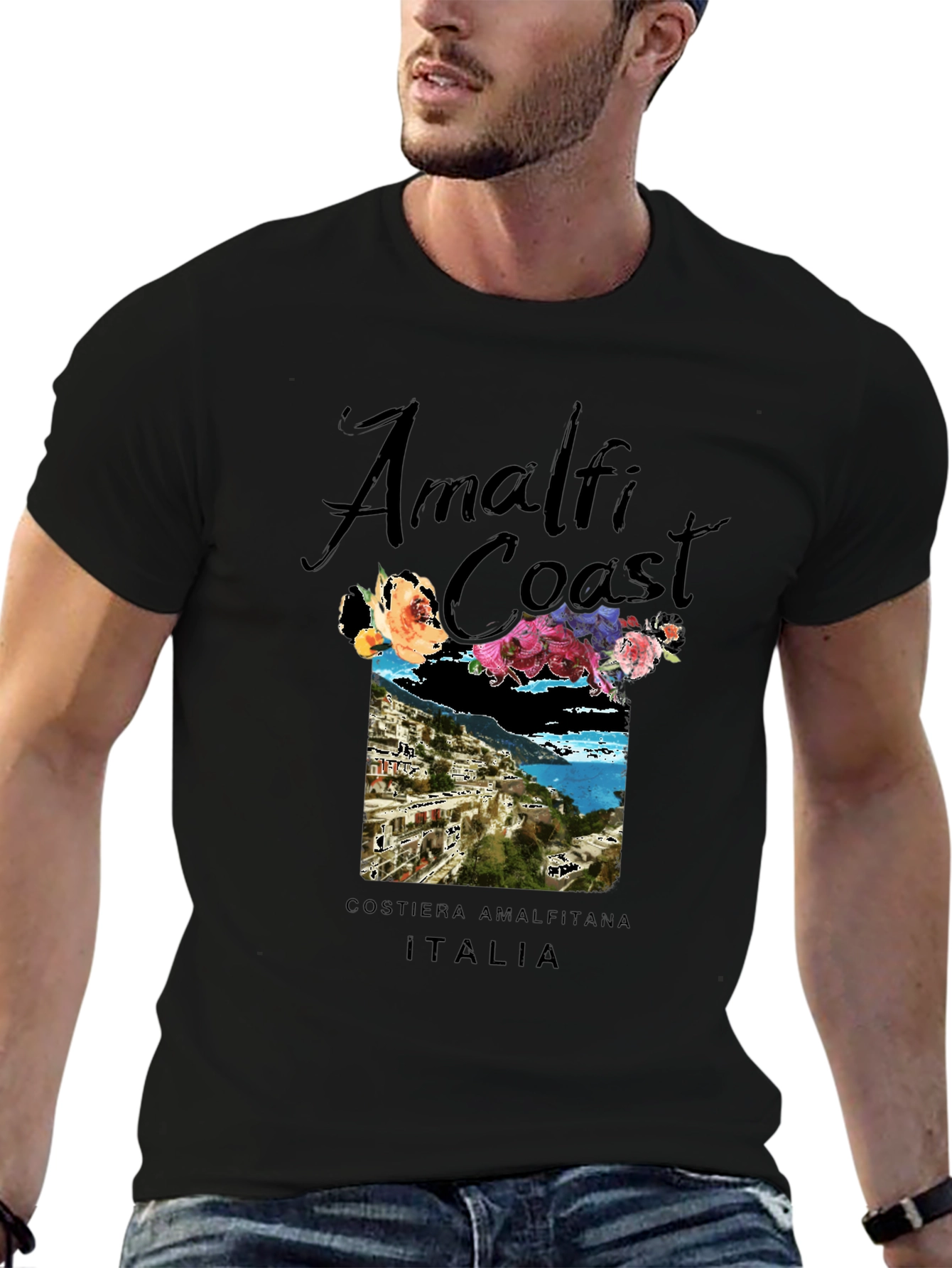 Amalfi Coast T-Shirt - Italia Souvenir
