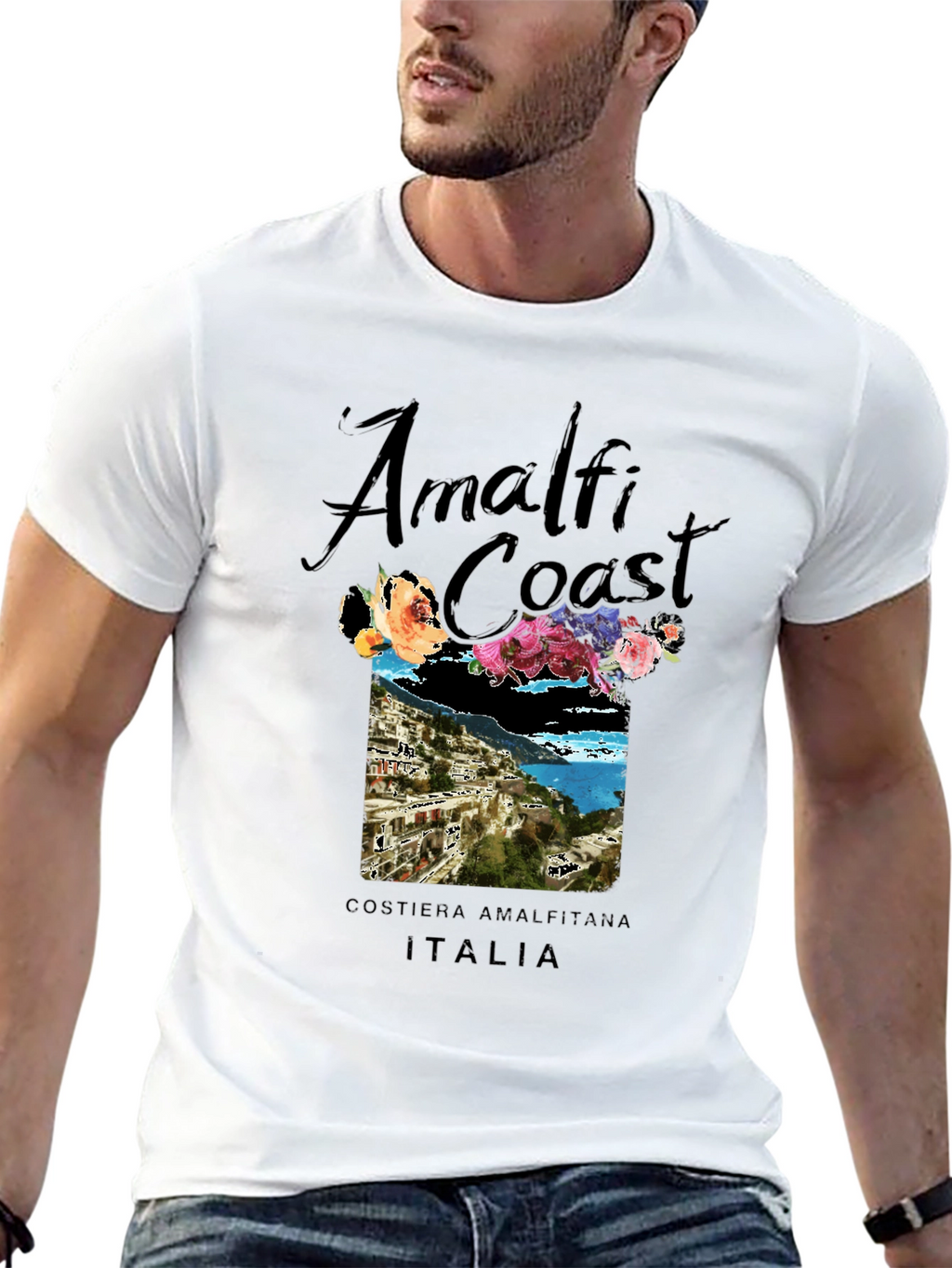 Amalfi Coast T-Shirt - Italia Souvenir