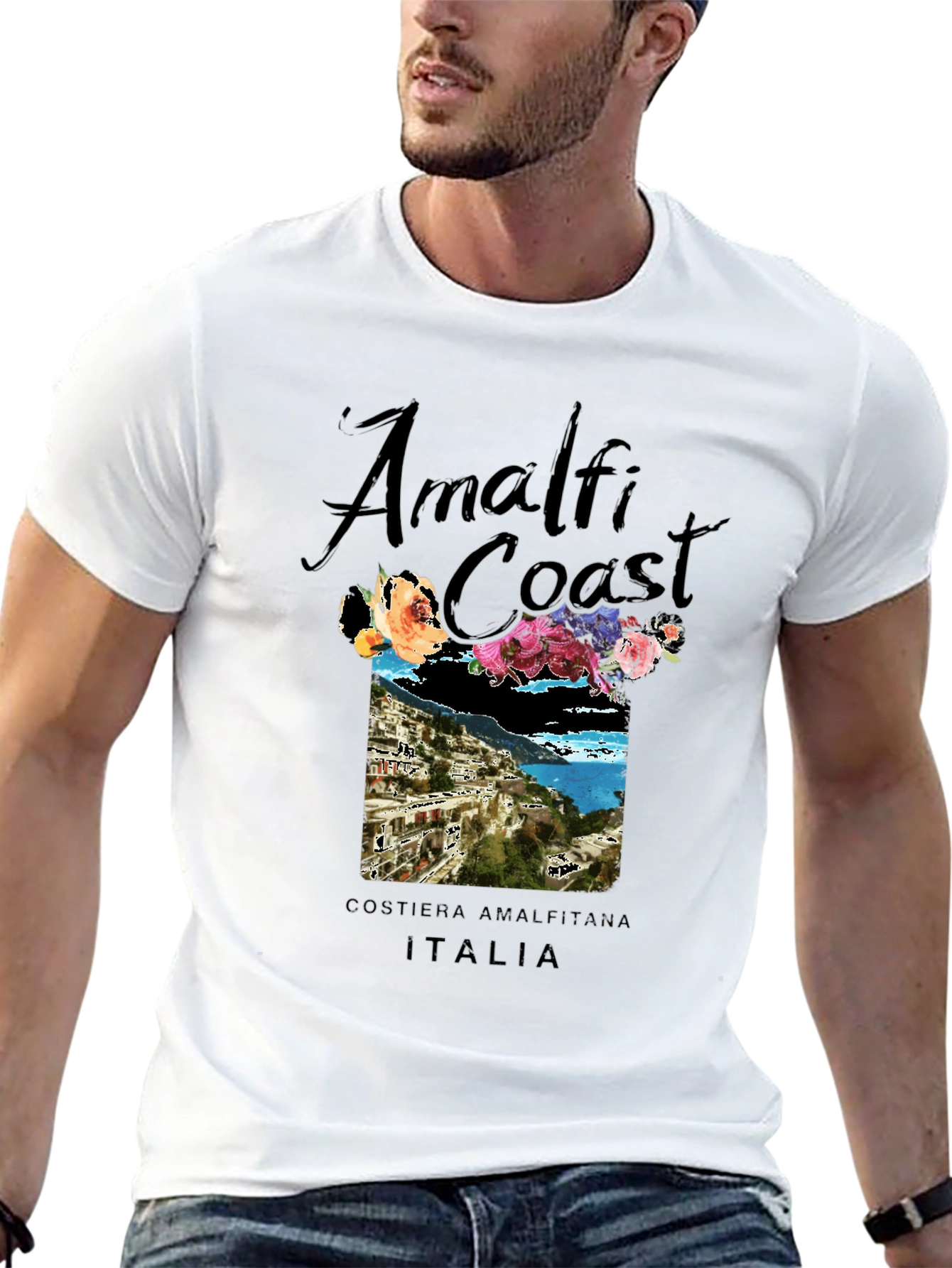 Amalfi Coast T-Shirt - Italia Souvenir