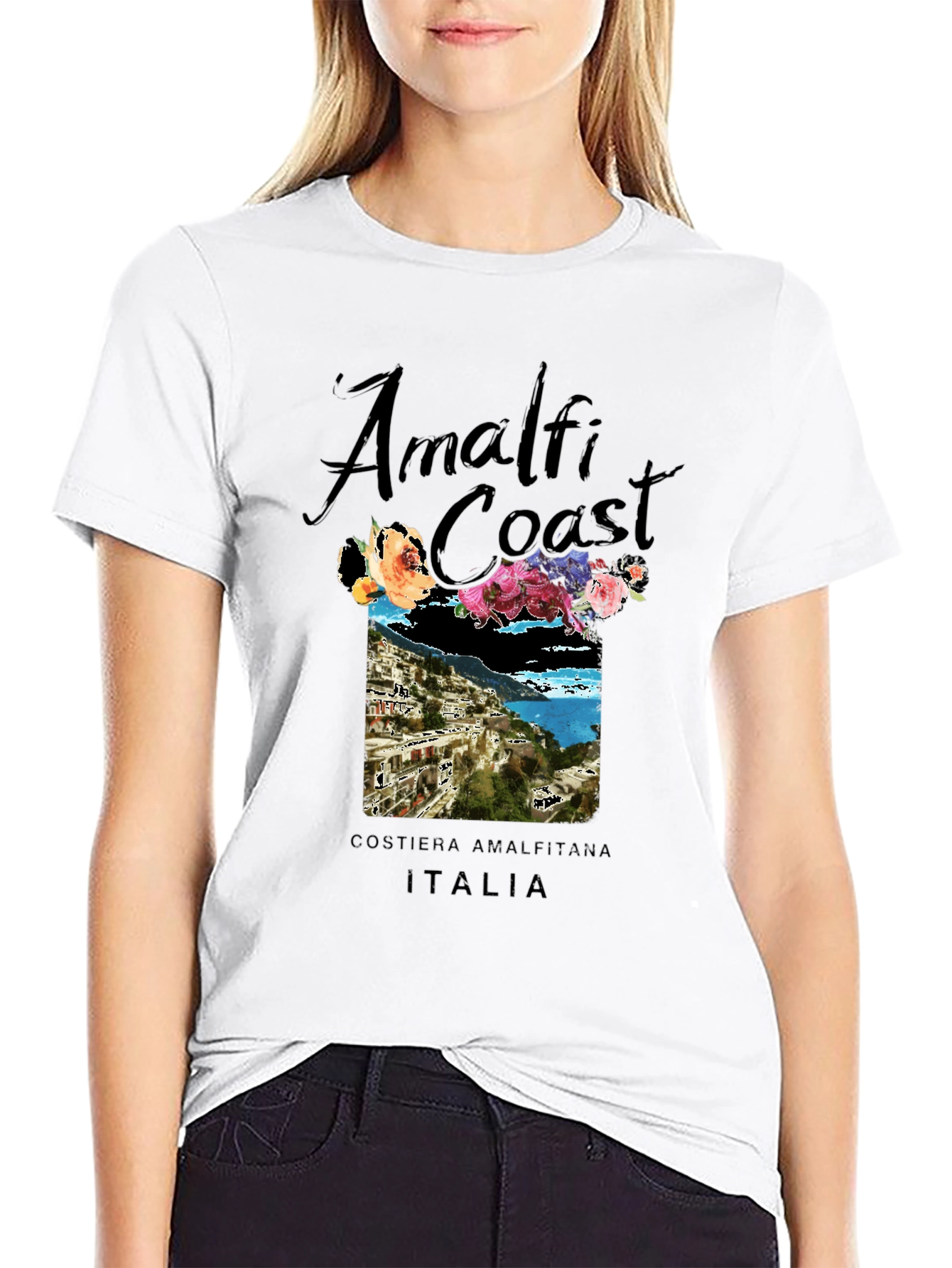 Amalfi Coast T-Shirt - Italia Souvenir