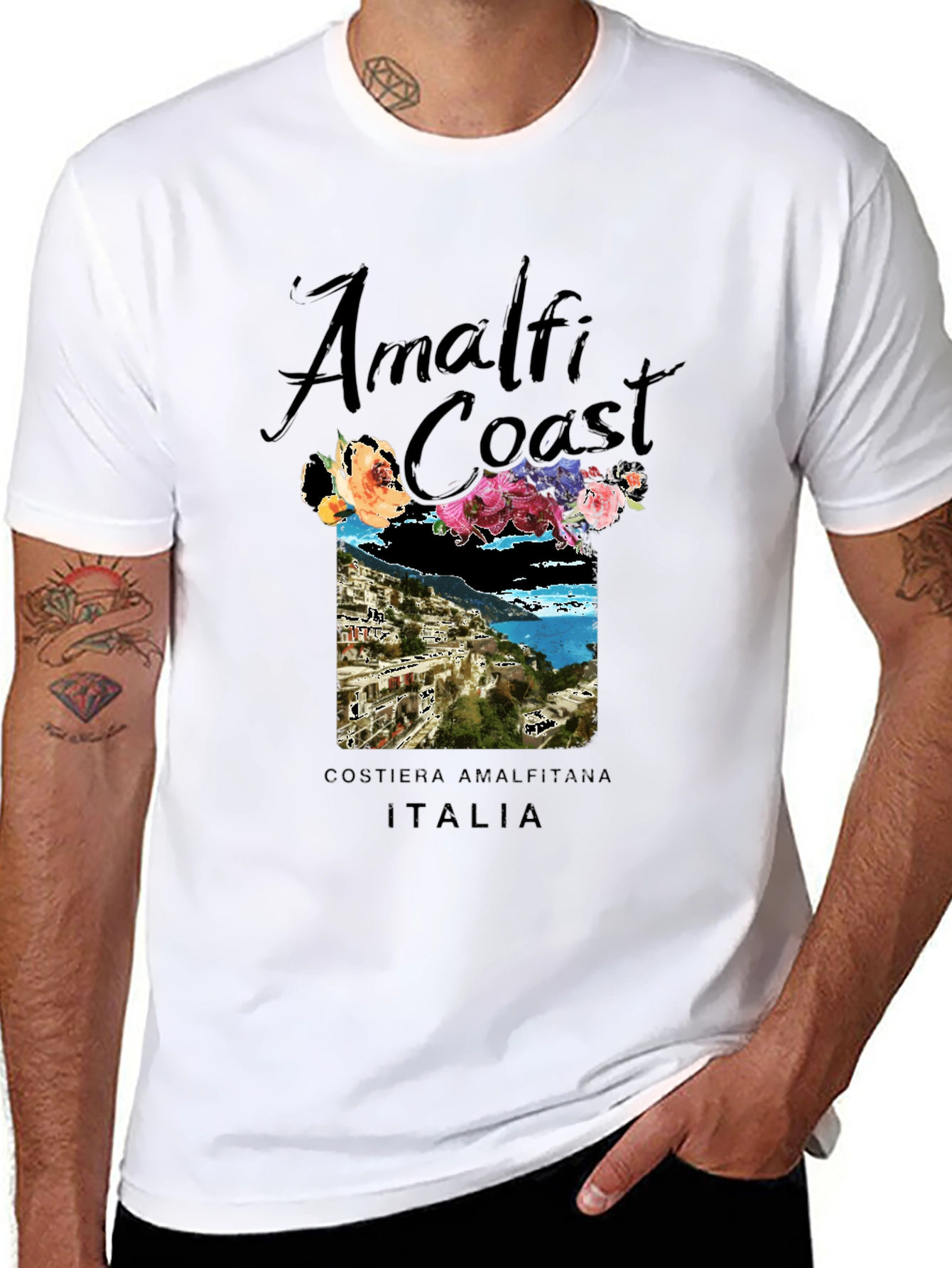 Amalfi Coast T-Shirt - Italia Souvenir