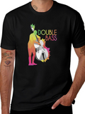Double Bass Player Graphic T-Shirt - Black